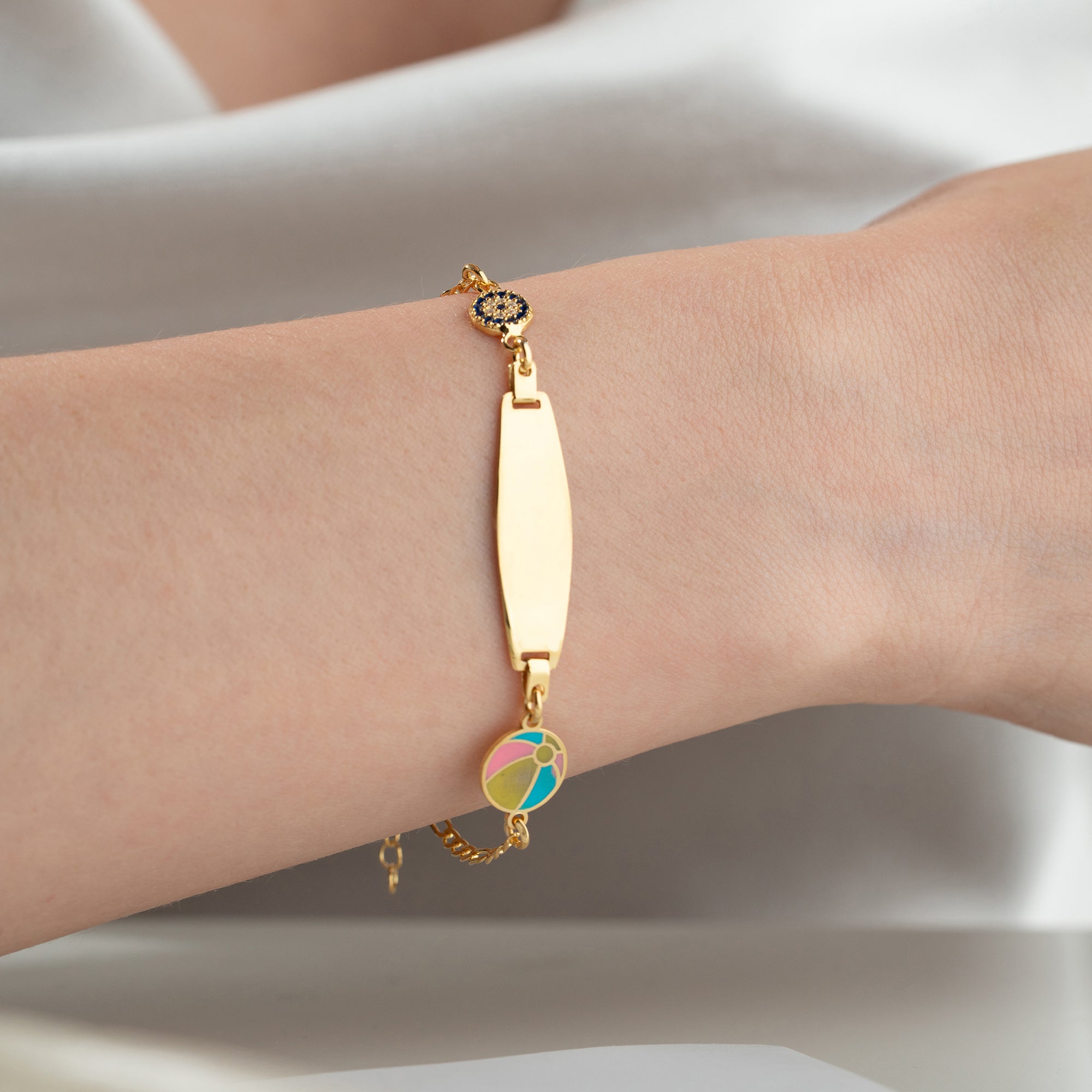 BALLON NAZAR KINDER ARMBAND | 925 SILBER