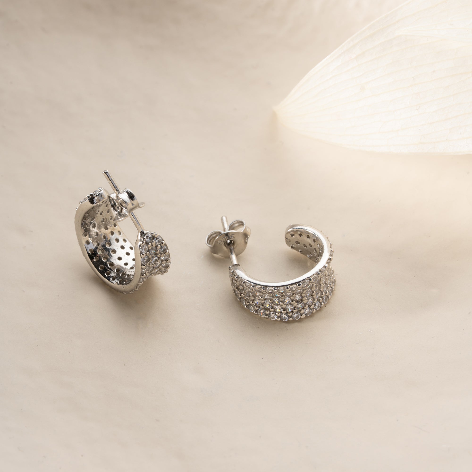 LEDA OHRRINGE | 925 SILBER