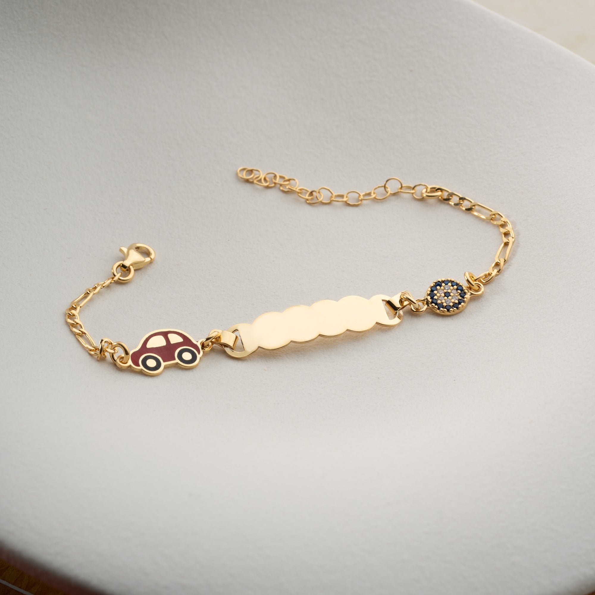 AUTO NAZAR KINDER ARMBAND | 925 SILBER