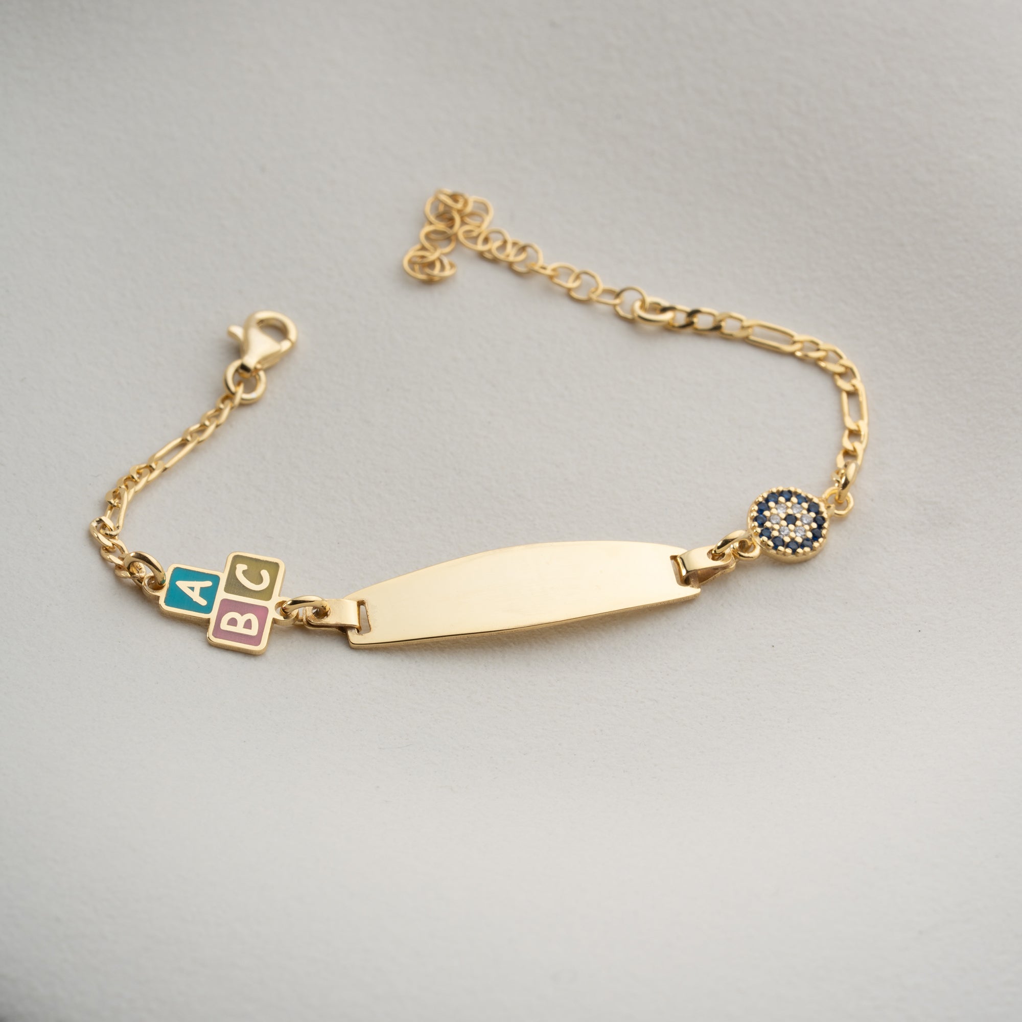 ABC NAZAR KINDER ARMBAND | 925 SILBER