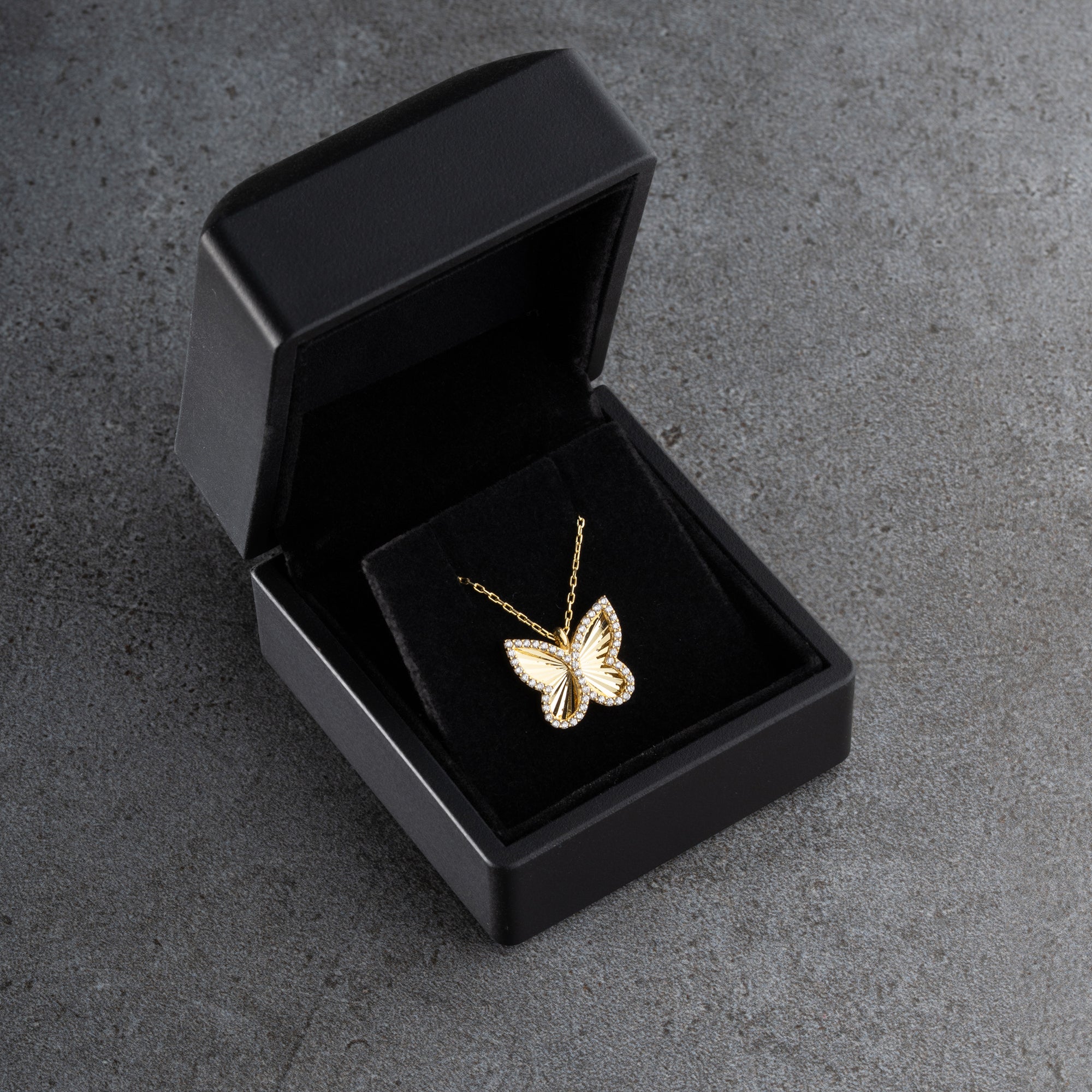 BUTTERFLY SHINE HALSKETTE | 925 SILBER