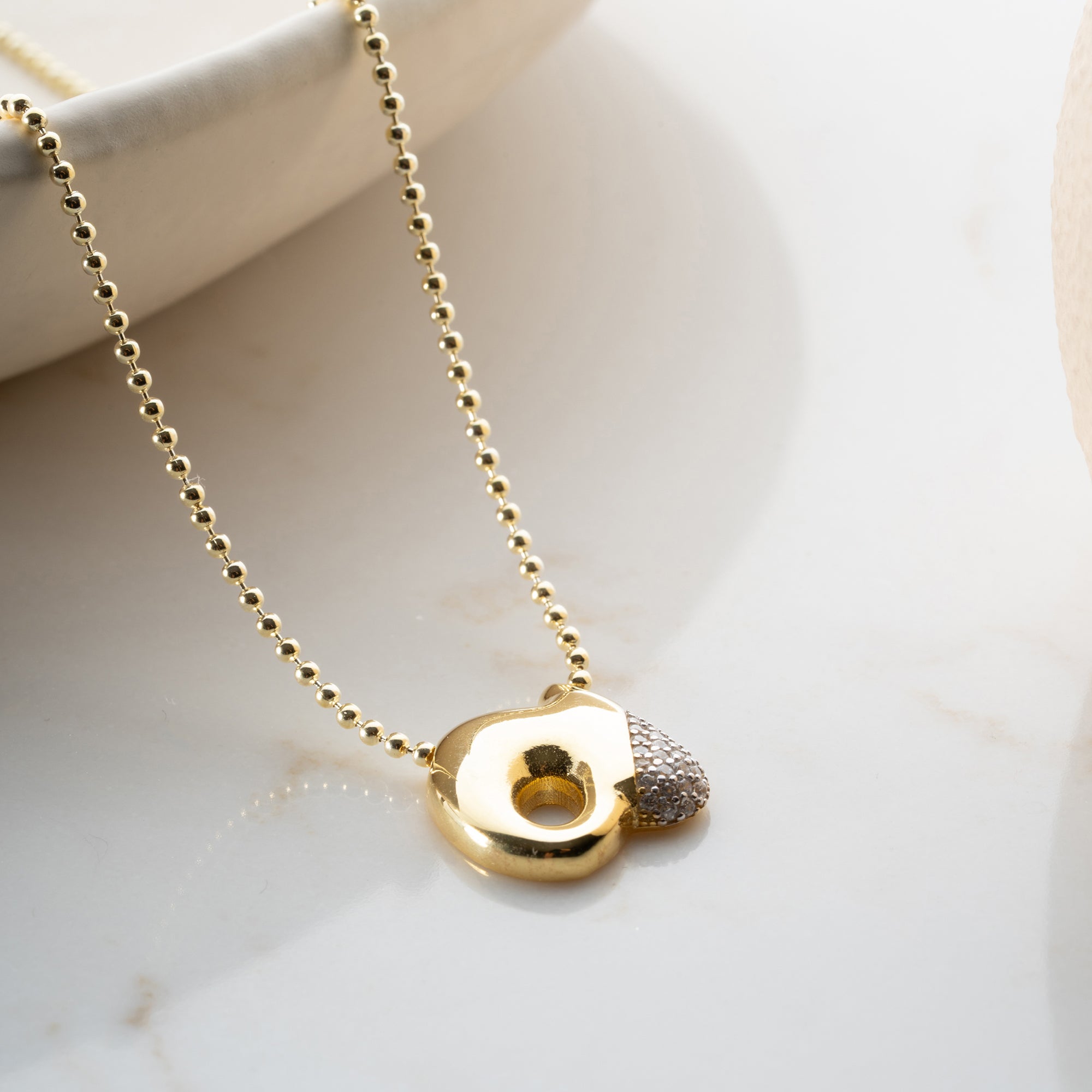 BUBBLE BUCHSTABENKETTE | 925 SILBER