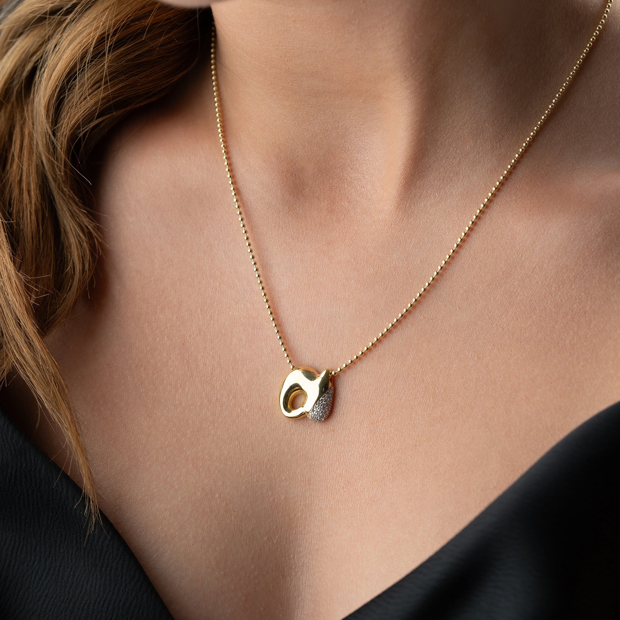 BUBBLE BUCHSTABENKETTE | 925 SILBER