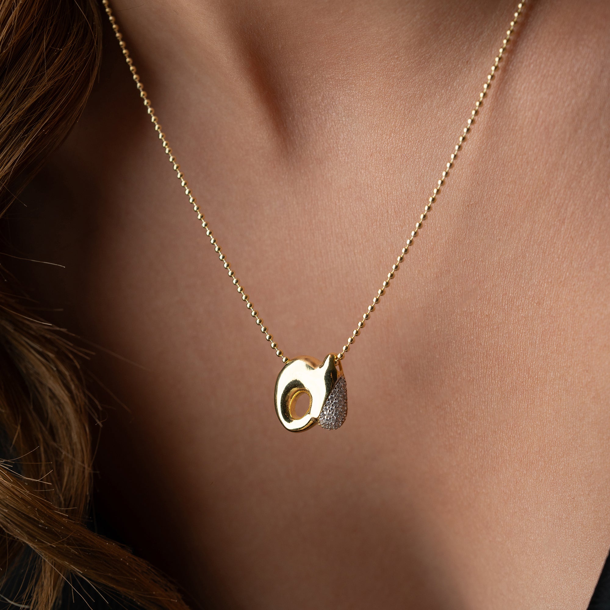 BUBBLE BUCHSTABENKETTE | 925 SILBER