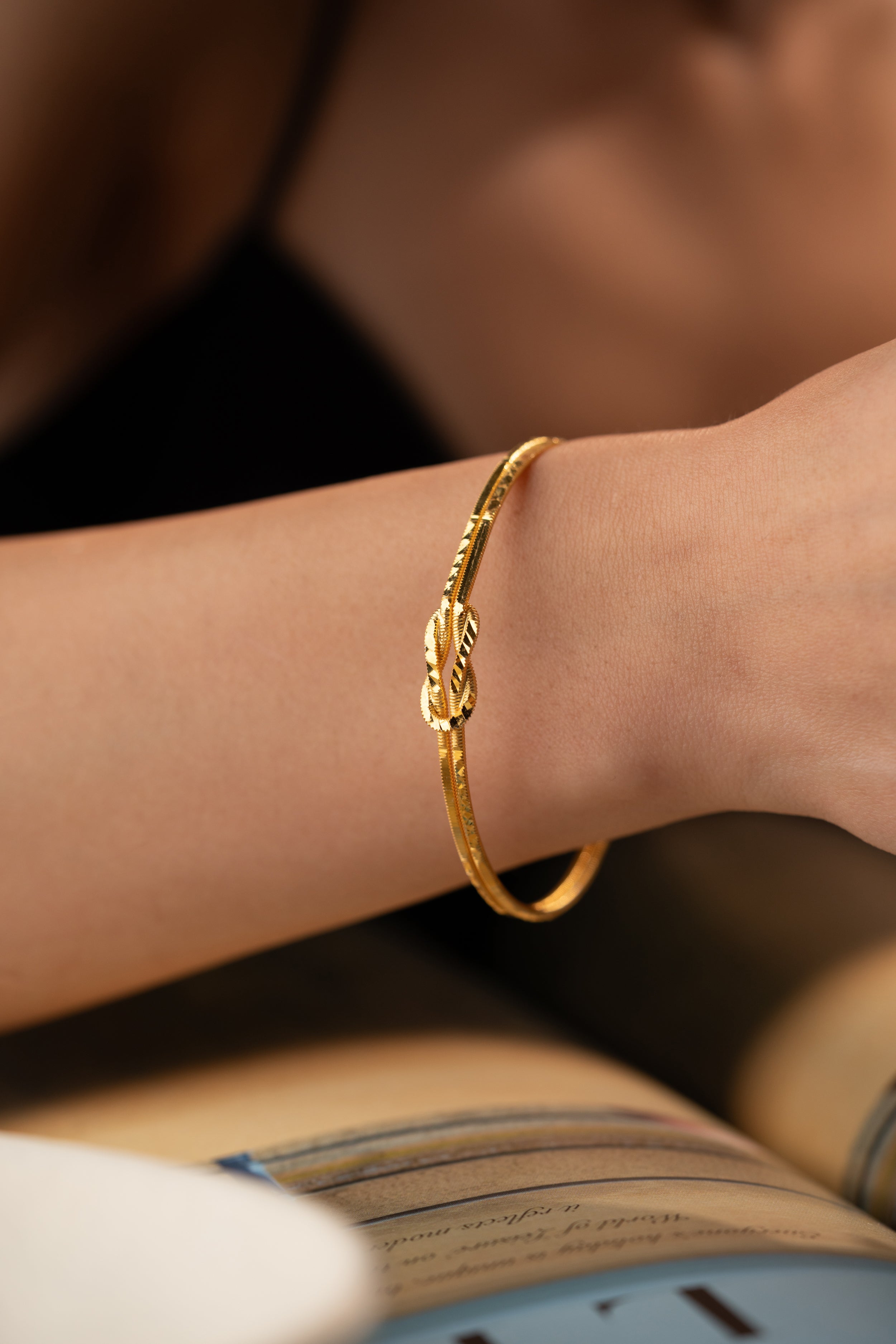 LIEBESKNOTEN AJDA ARMREIFEN | 925 SILBER