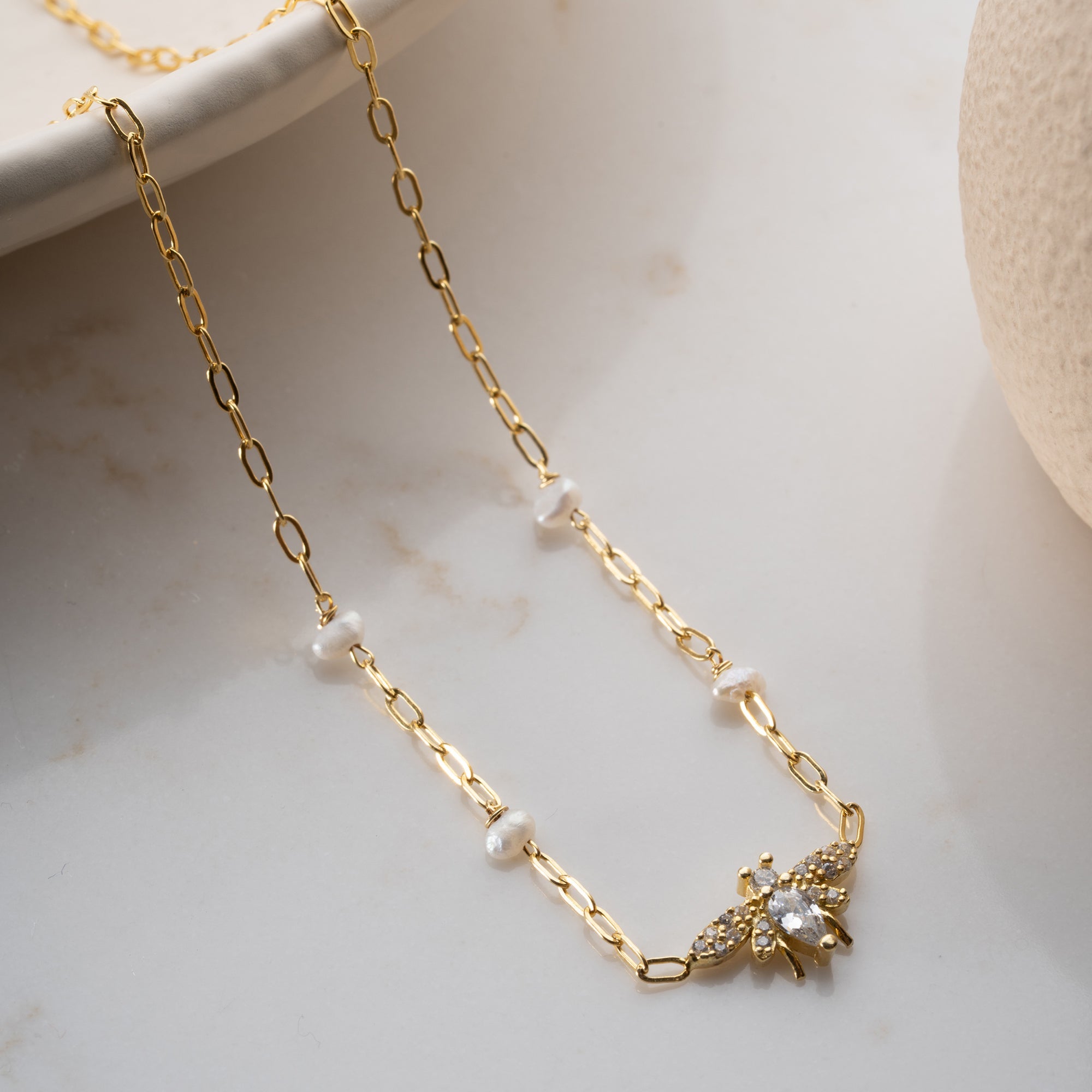 MONIAN PEARL KETTE | 925 SILBER
