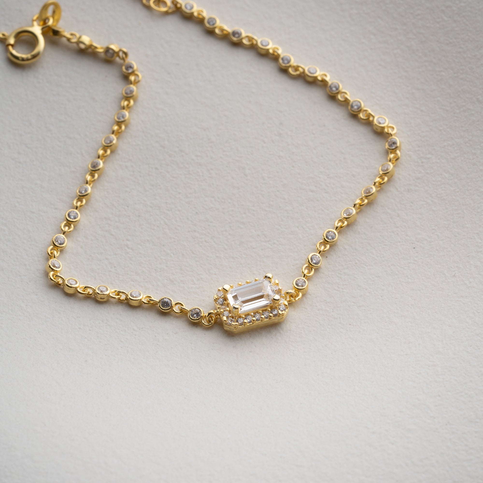 LEOS BAGUETTE ARMBAND | 925 SILBER