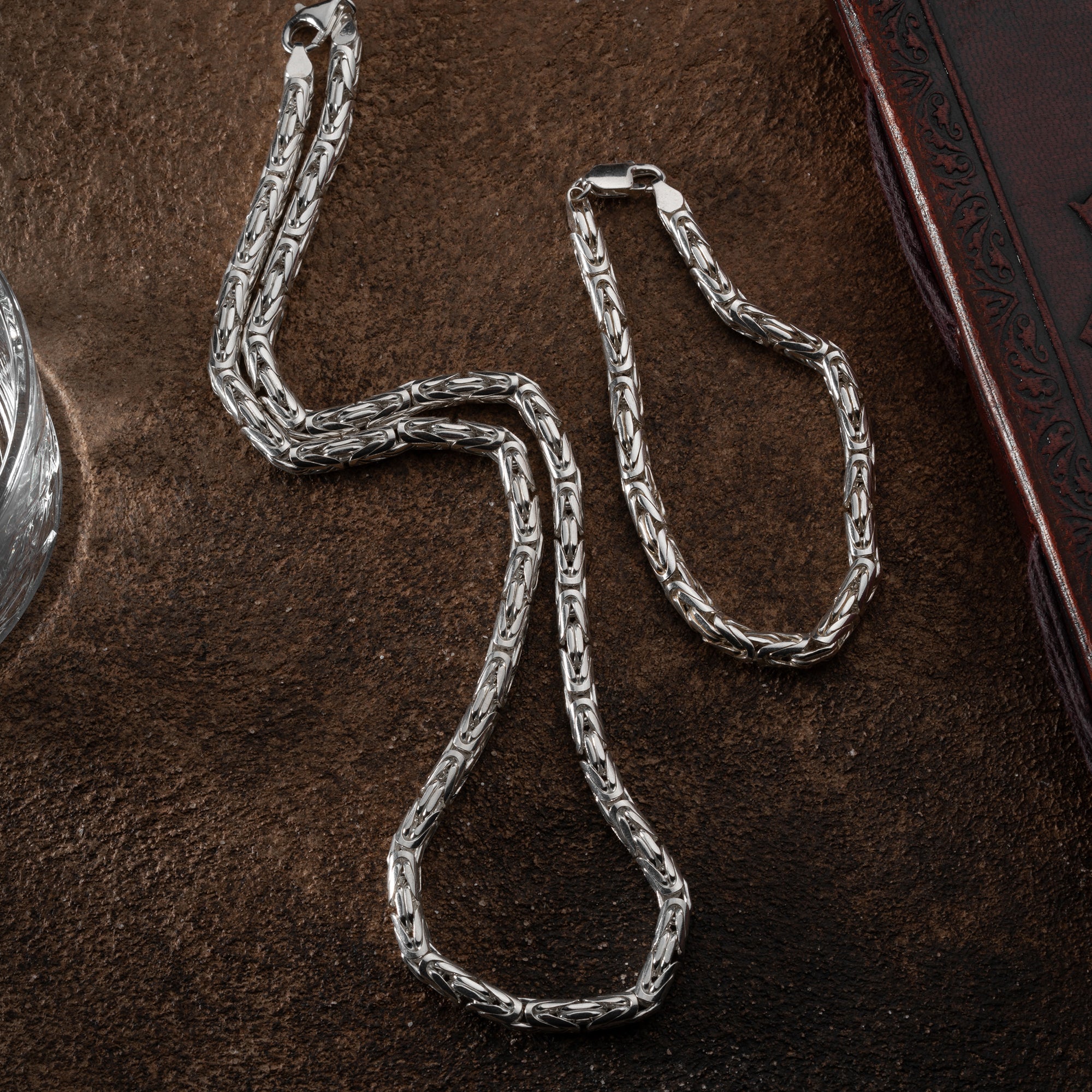 OVAL KÖNIGSKETTE 6 MM SET | 925 SILBER.