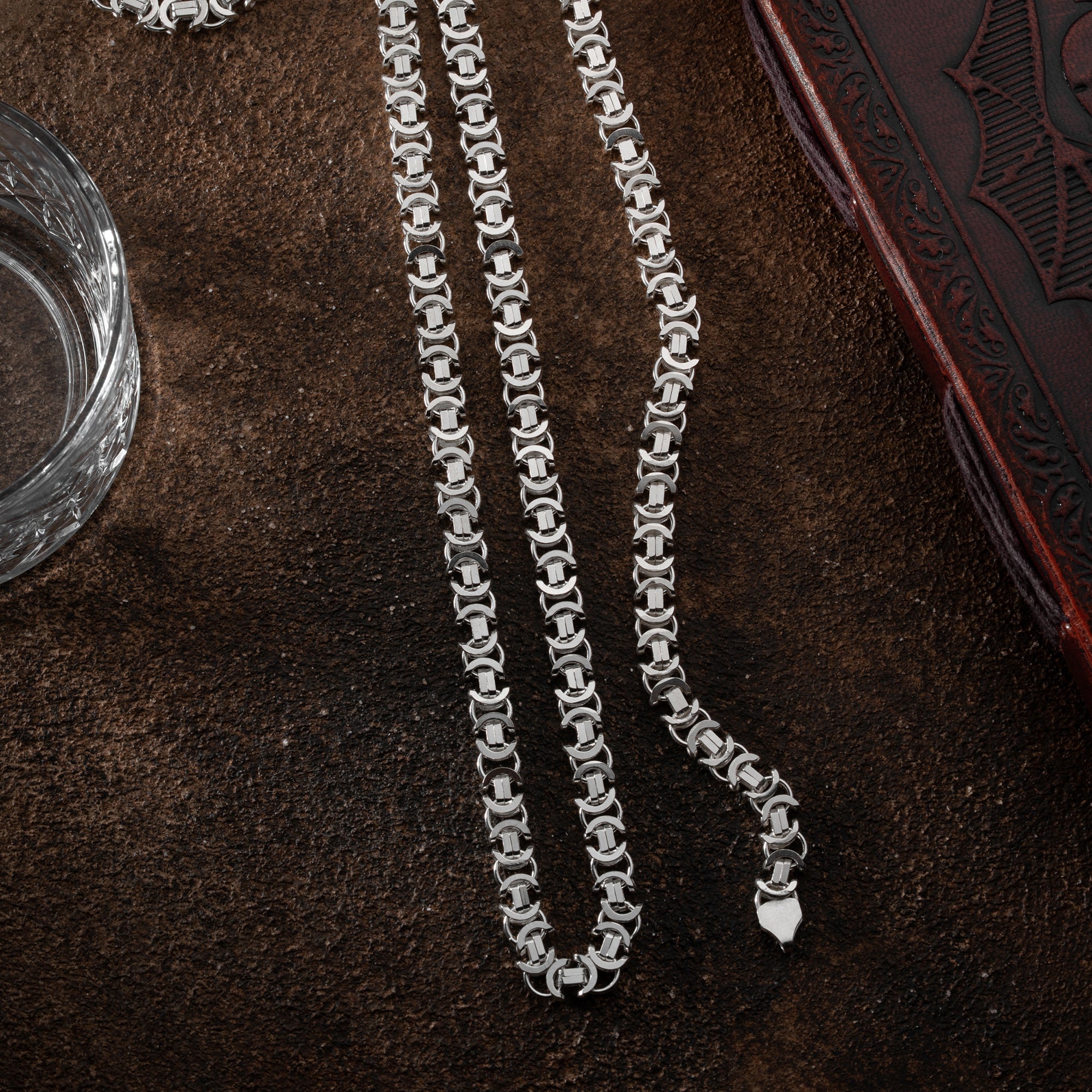 KÖNIGSKETTE FLACH SET | 925 SILBER.