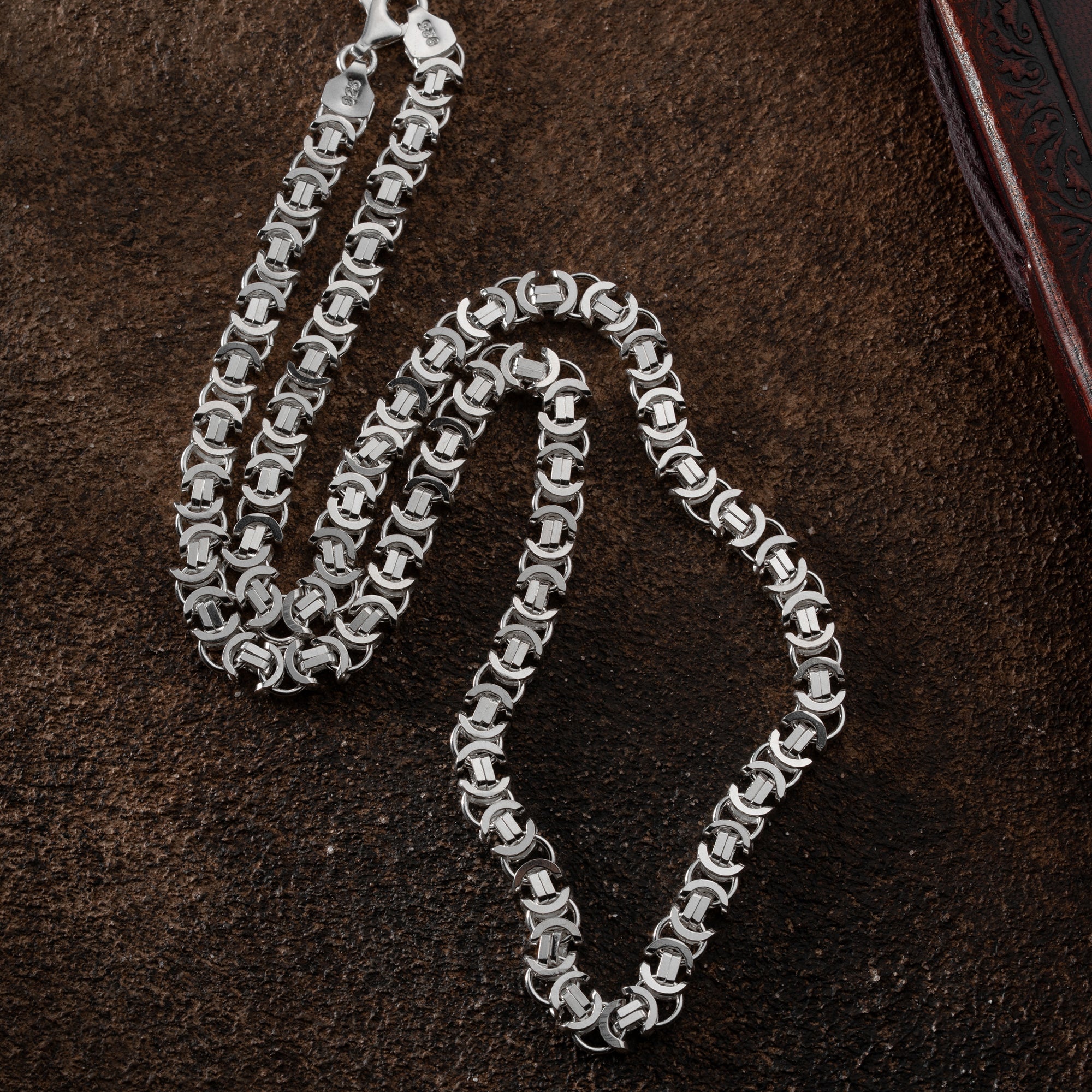 KÖNIGSKETTE FLACH | 925 SILBER.