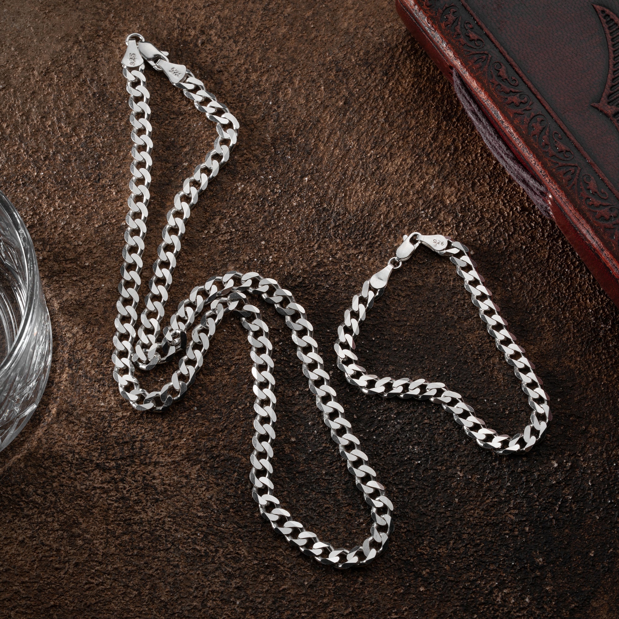 PANZER KETTE SET | 925 SILBER.