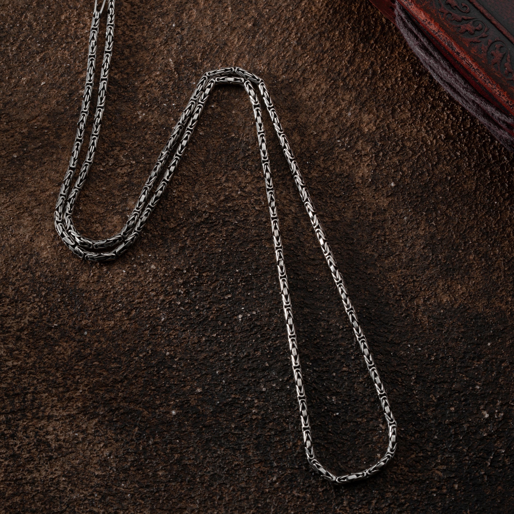 OVAL KÖNIGSKETTE 2MM HALSKETTE | 925 SILBER.