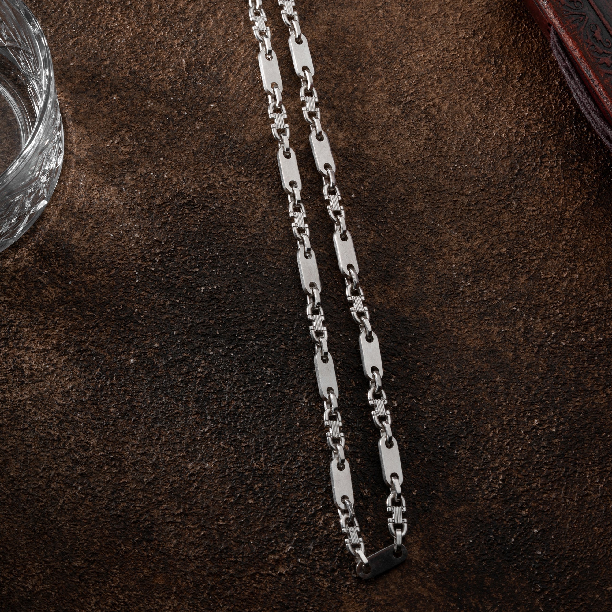 PLATTEN HALSKETTE | 925 SILBER.