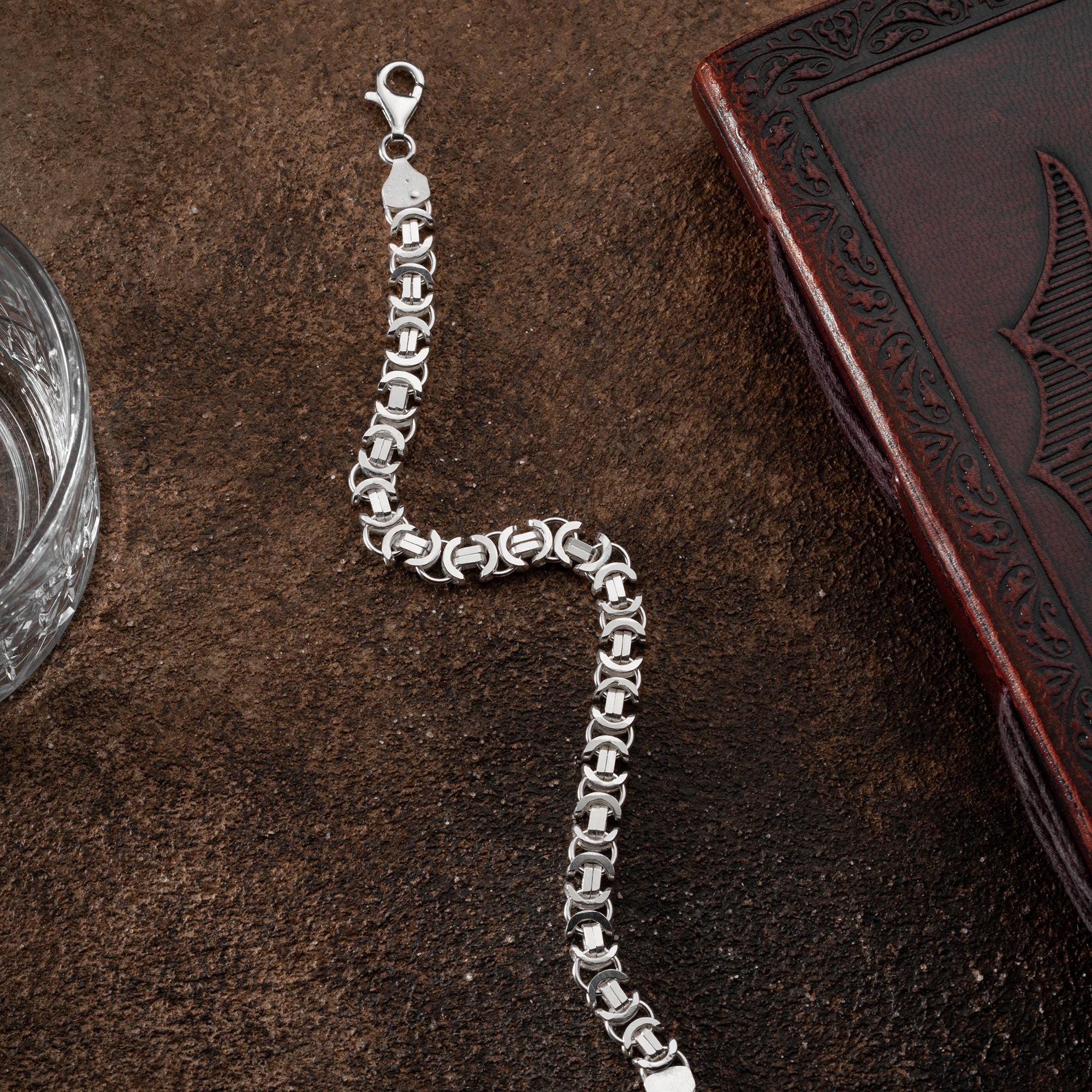 KÖNIGSARMBAND FLACH 6MM | 925 SILBER.