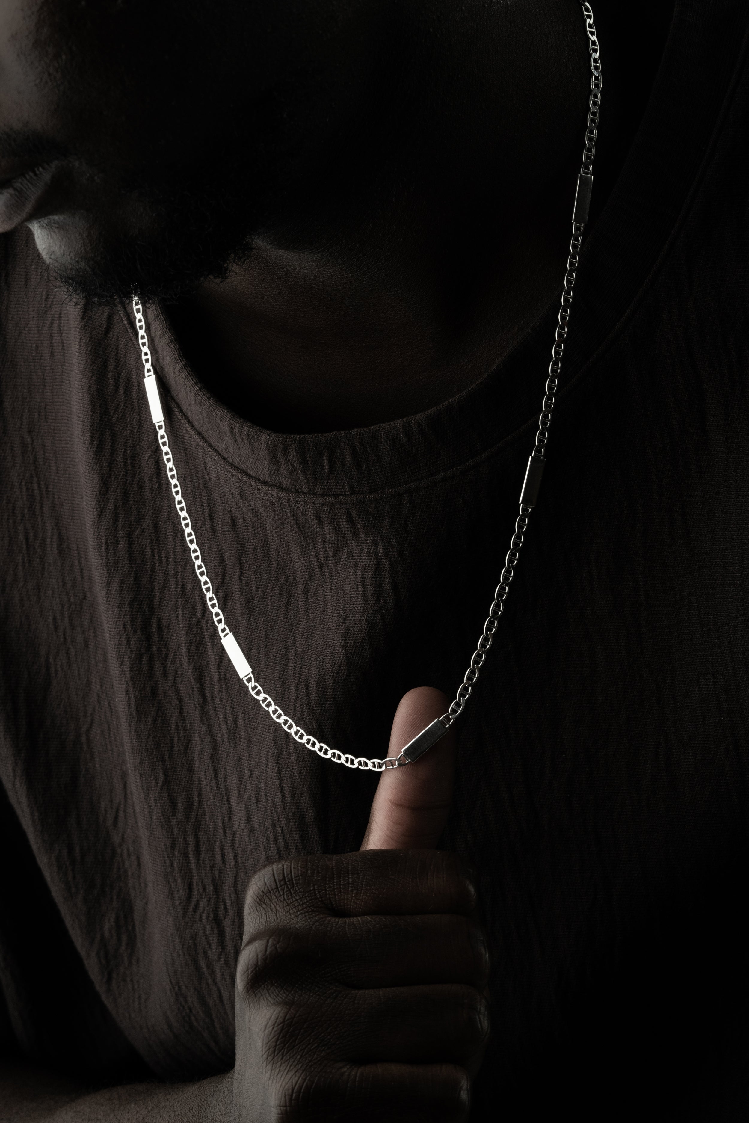 PLATTEN CUBAN LINK SET | 925 SILBER.