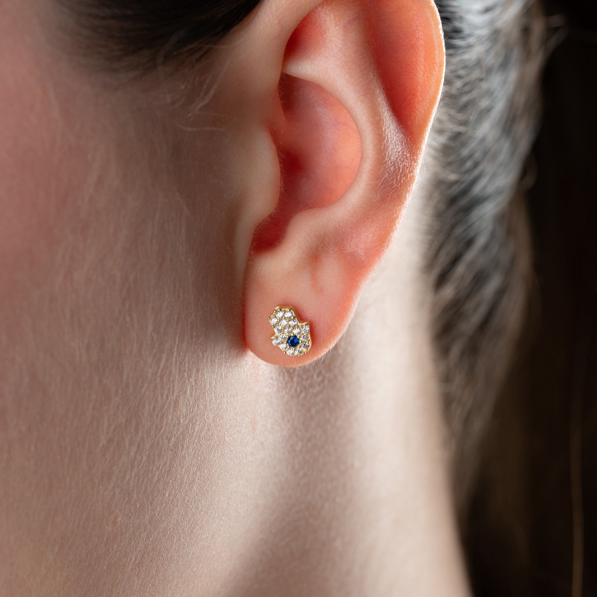 FATIMAS HAND MINI OHRRING | 925 SILBER