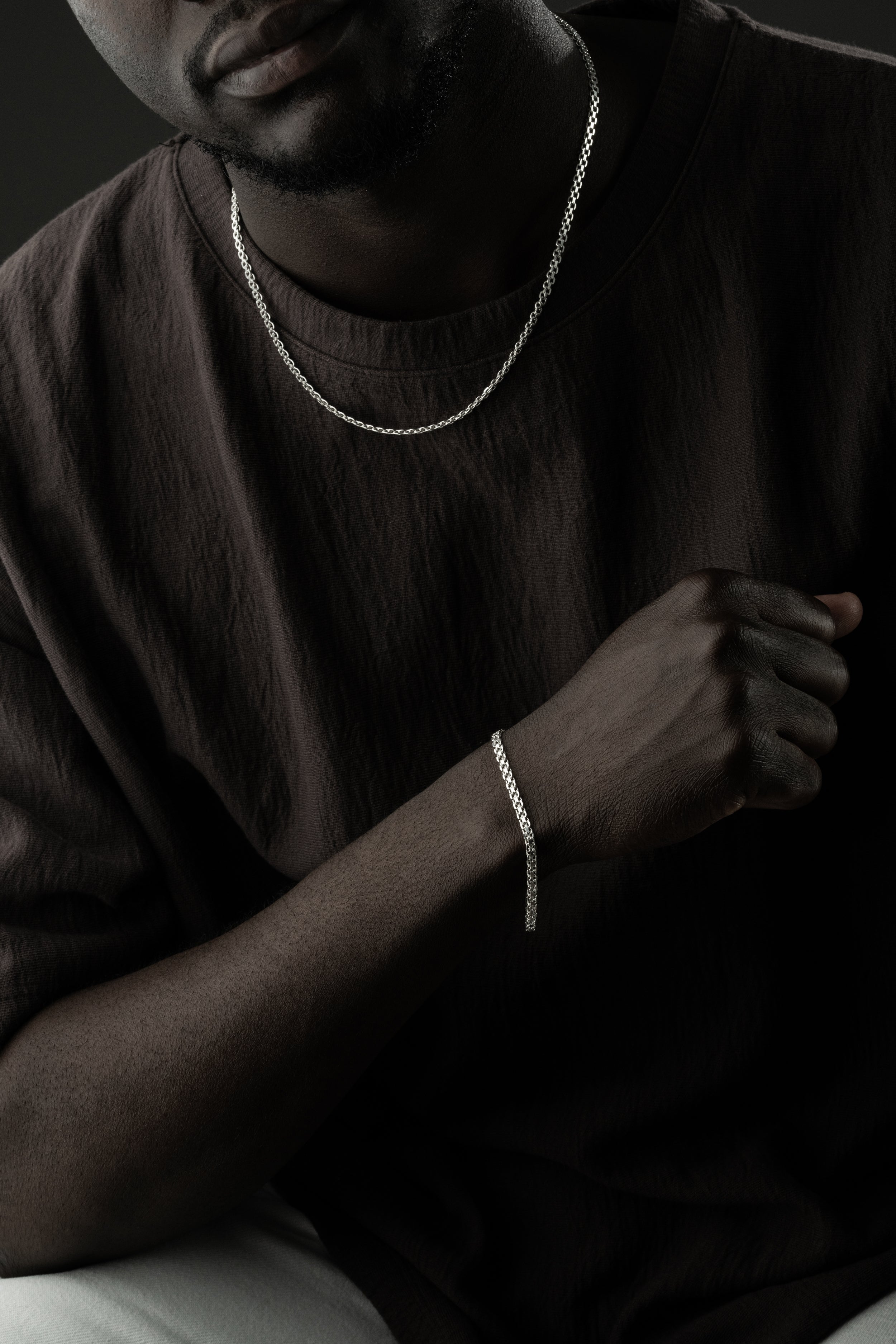 BISMARCK KETTE SET | 925 SILBER.