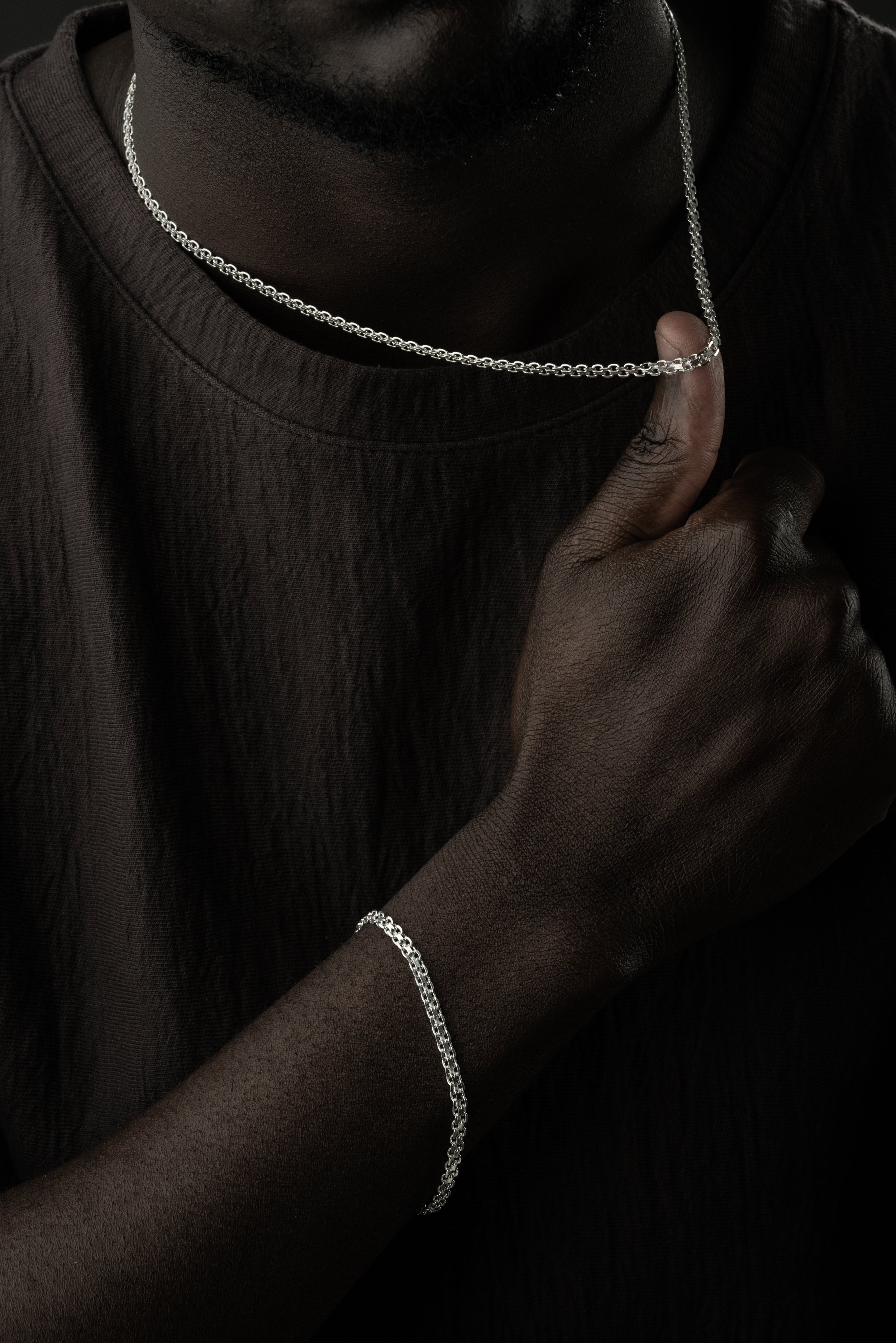 BISMARCK KETTE SET | 925 SILBER.