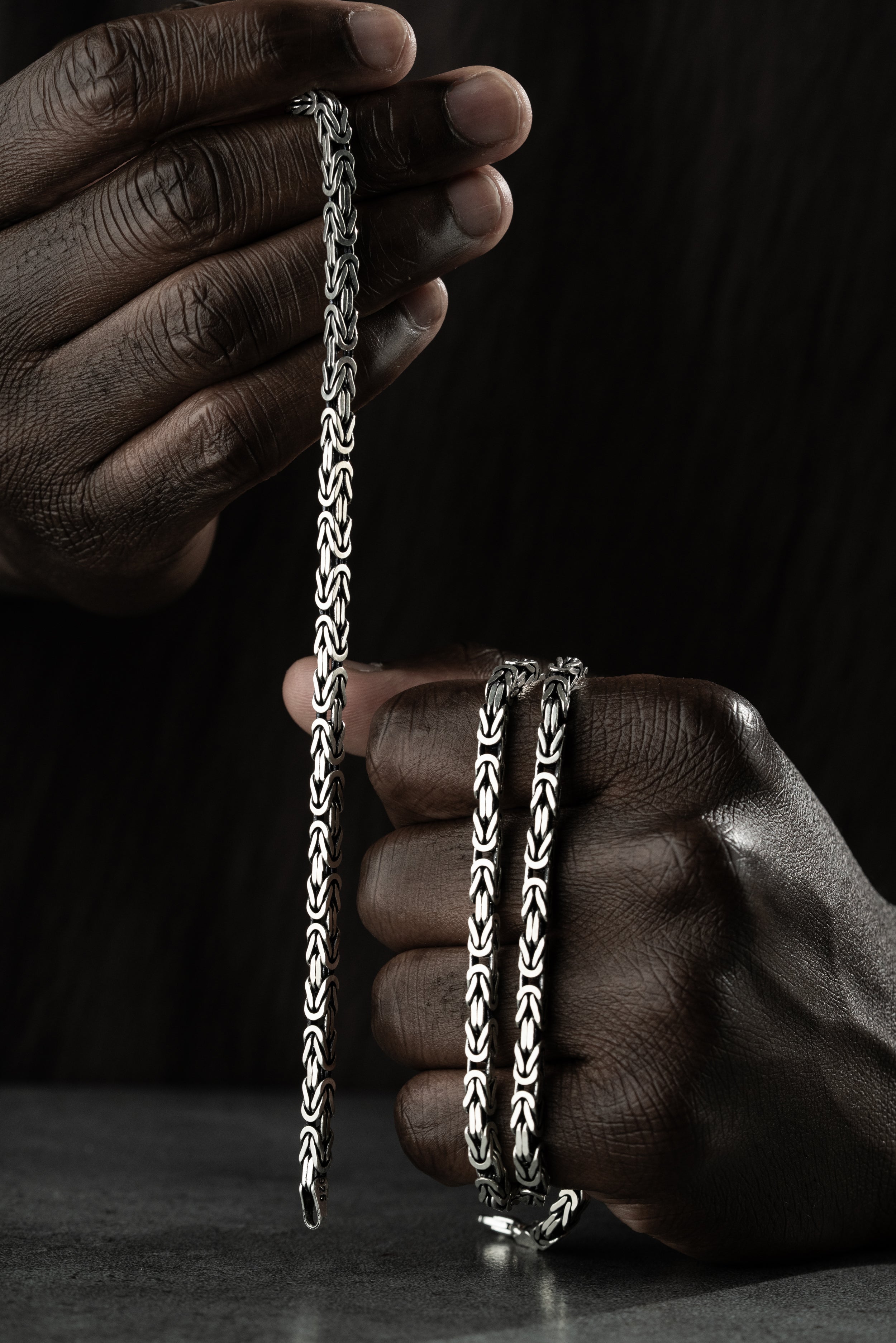 KÖNIGSKETTE 4 MM SET | 925 SILBER.