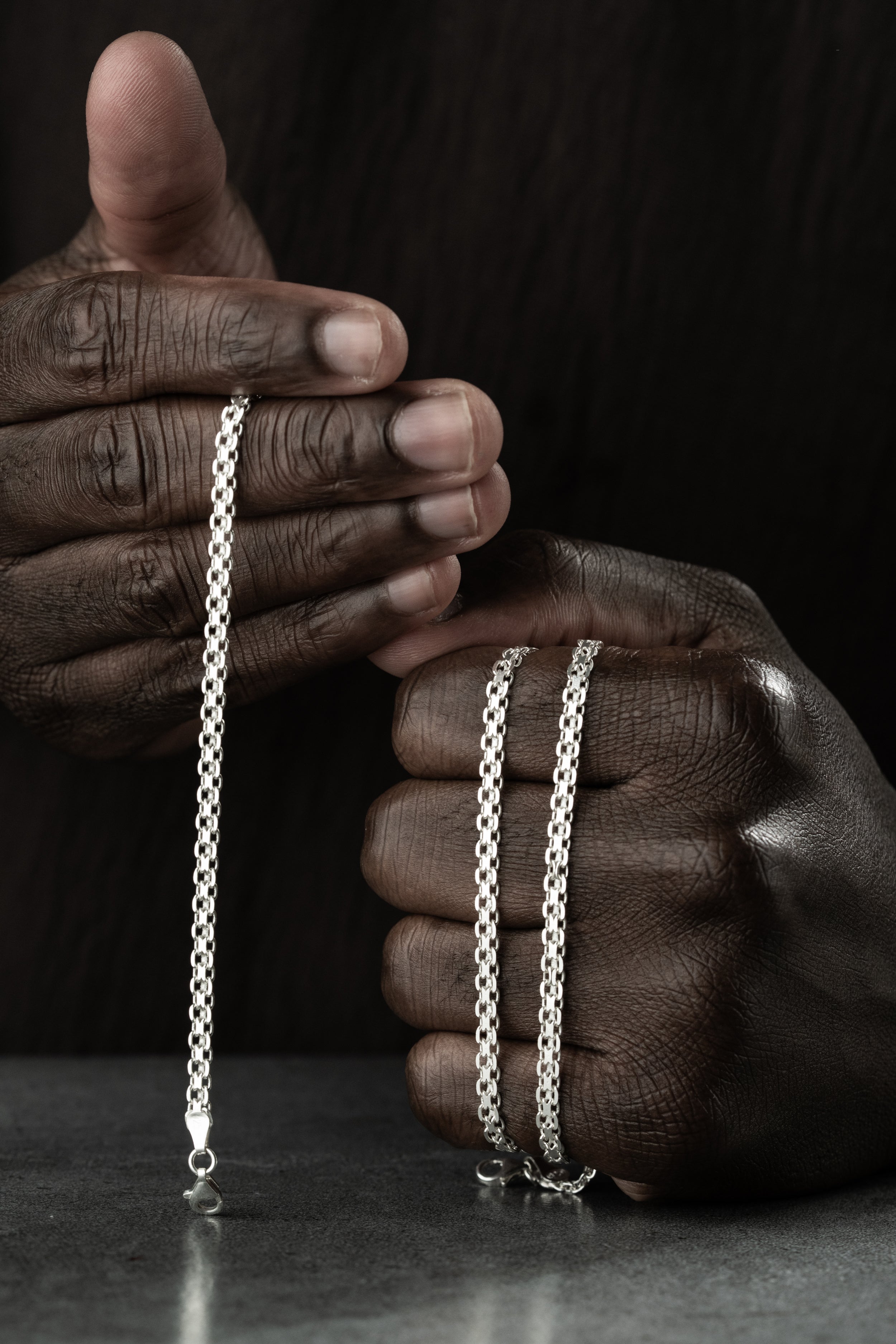 BISMARCK KETTE SET | 925 SILBER.