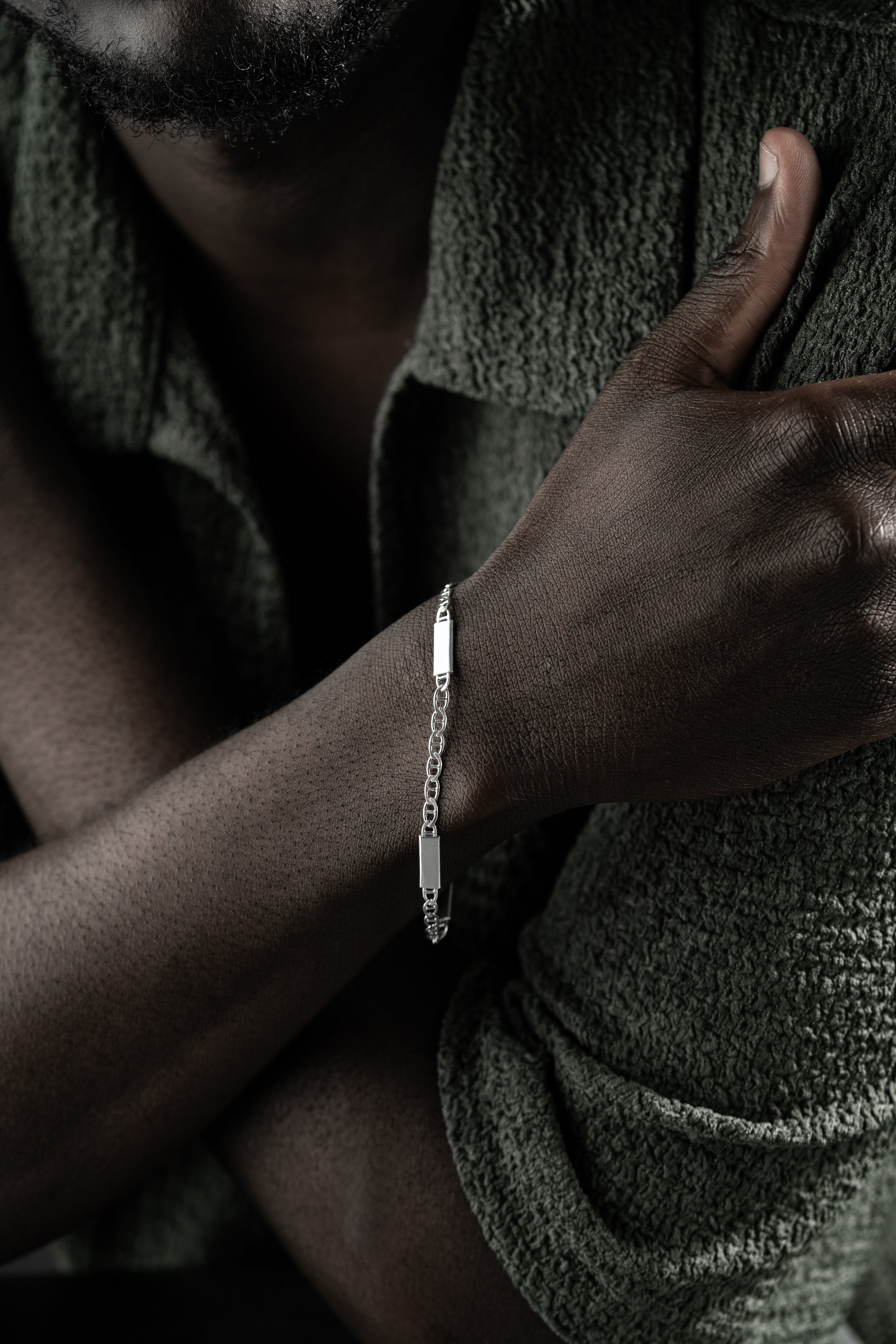 PLATTEN CUBAN LINK ARMBAND 4MM | 925 SILBER.