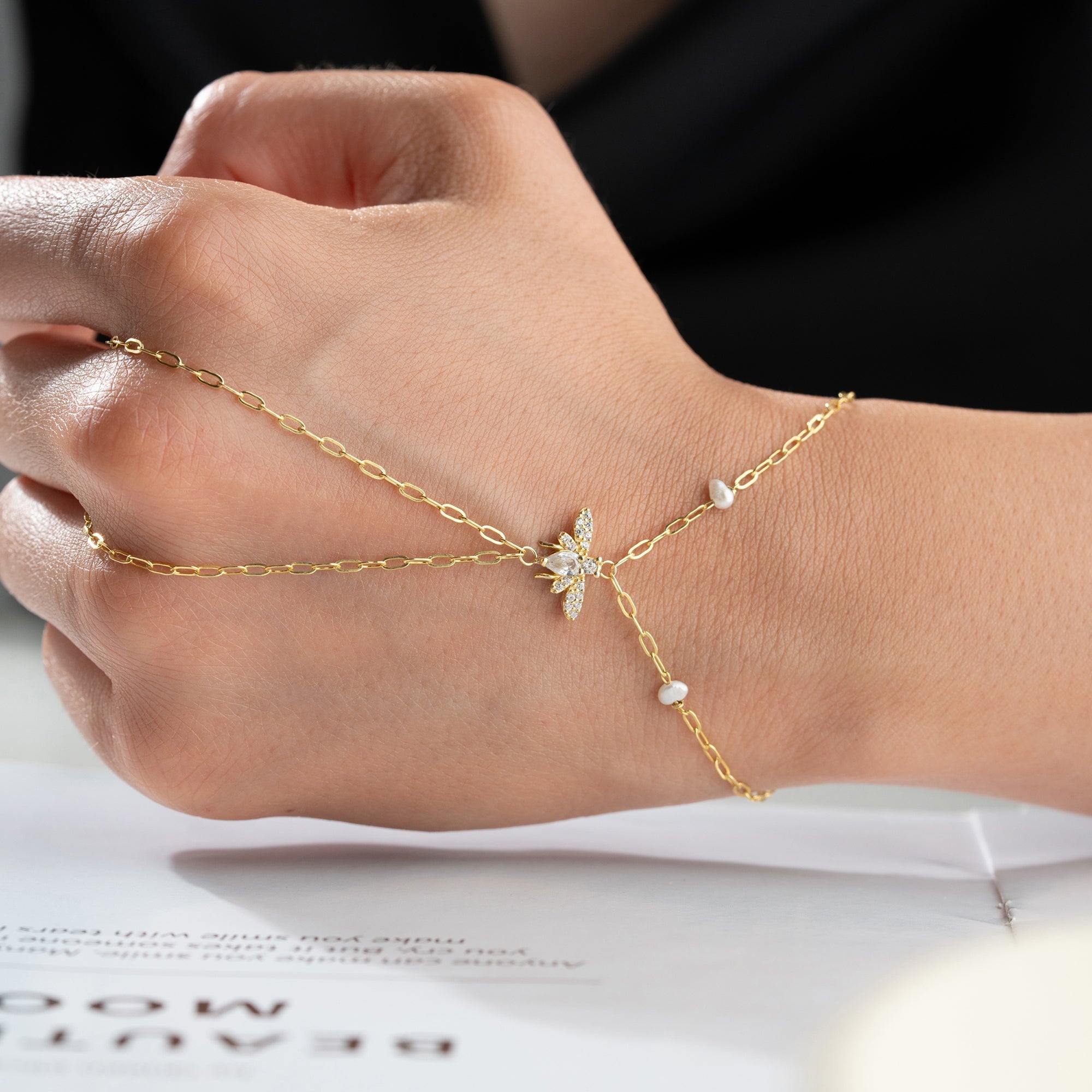 MIE PEARL HANDKETTE | 925 SILBER