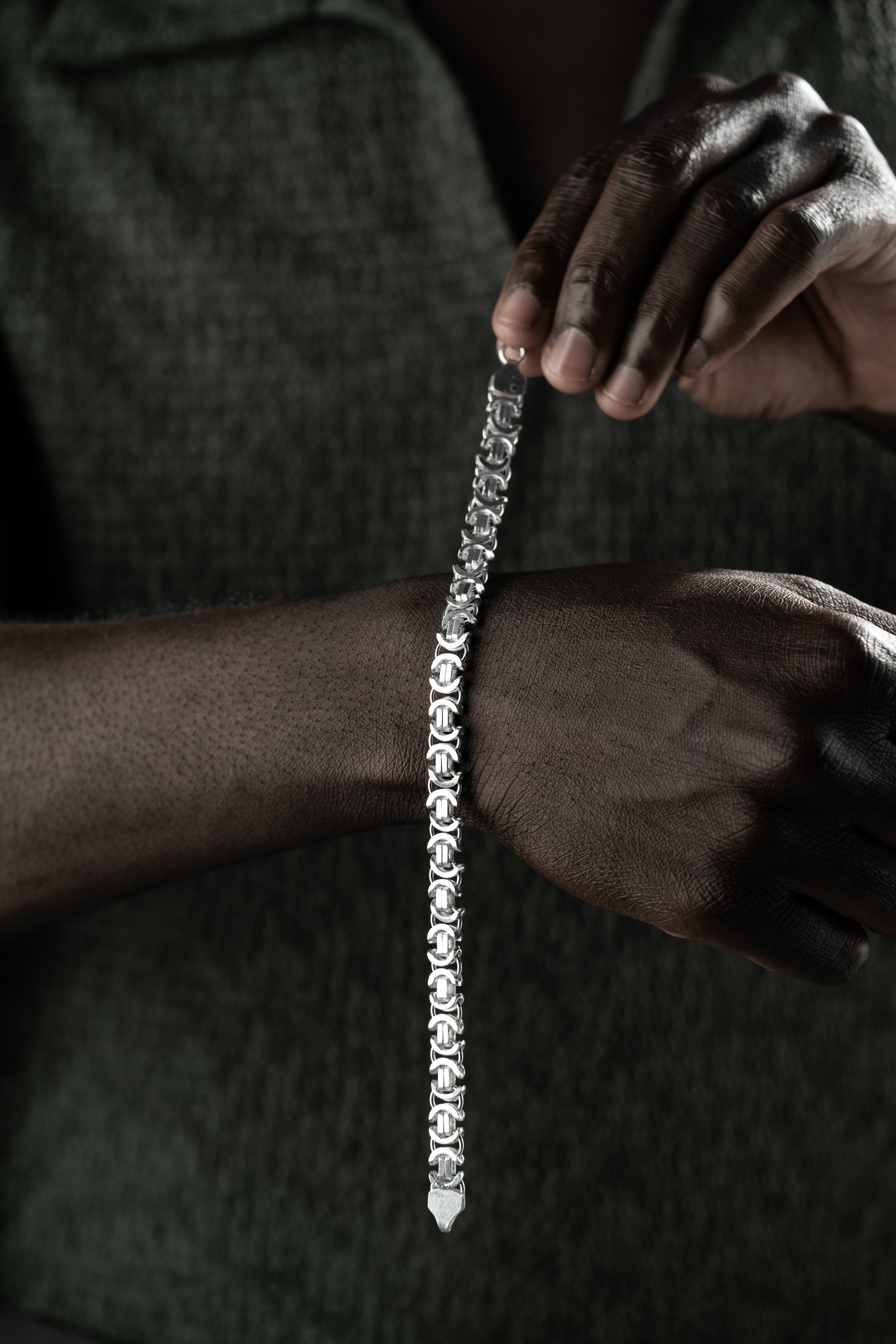 KÖNIGSARMBAND FLACH 6MM | 925 SILBER.