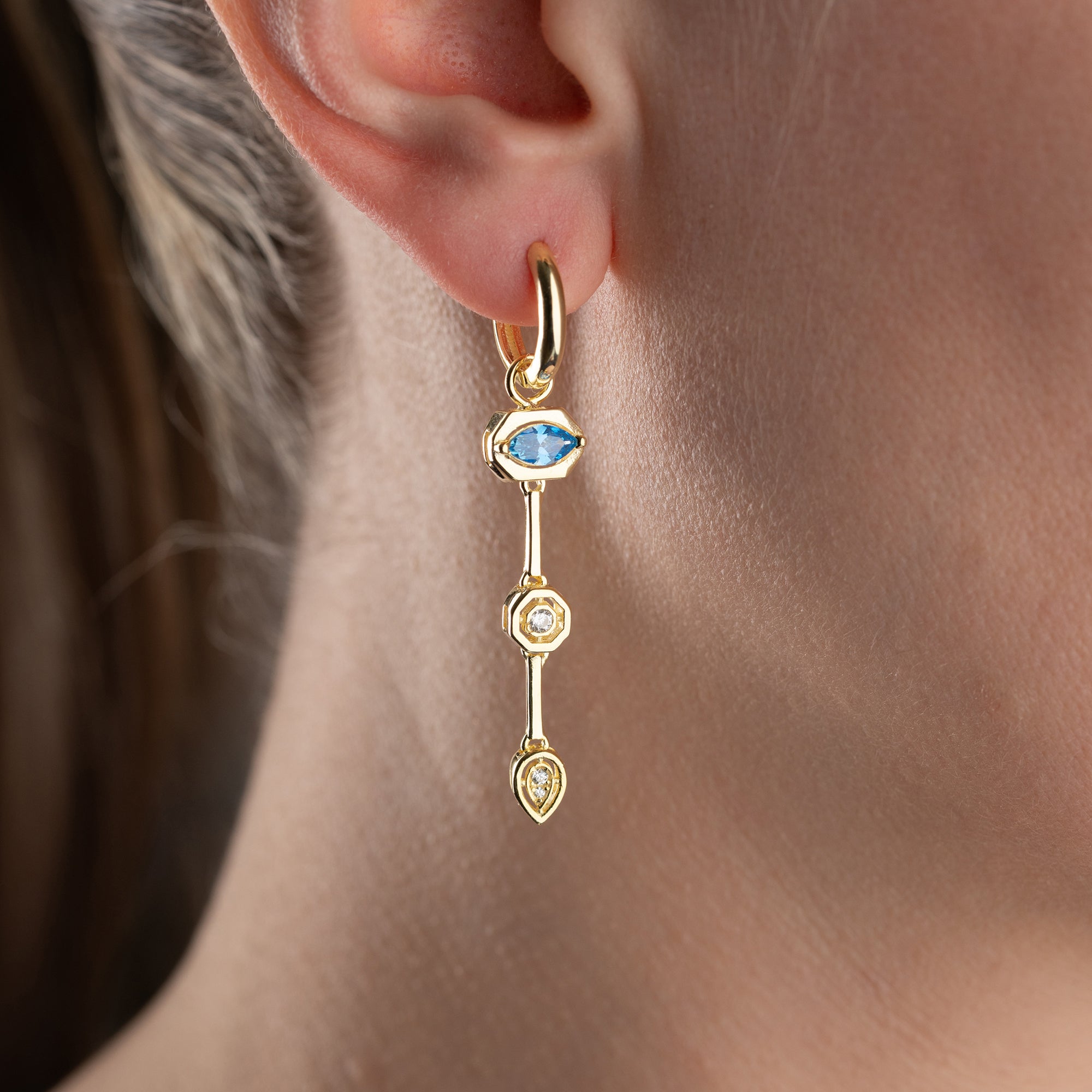 CHANDRA OHRRINGE | 925 SILBER