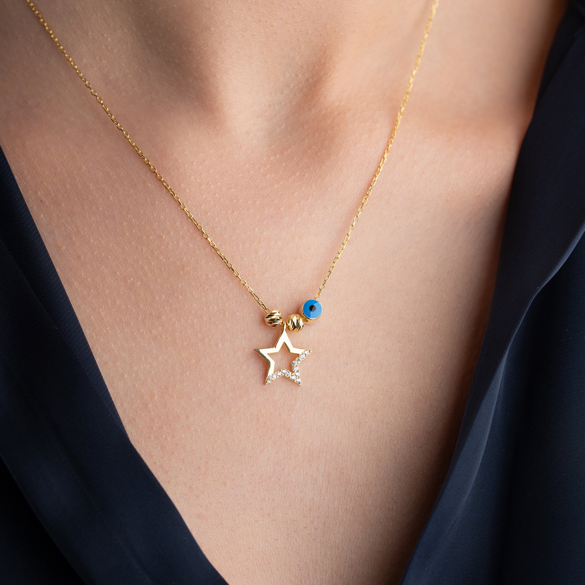 STERN NAZAR HALSKETTE | 925 SILBER