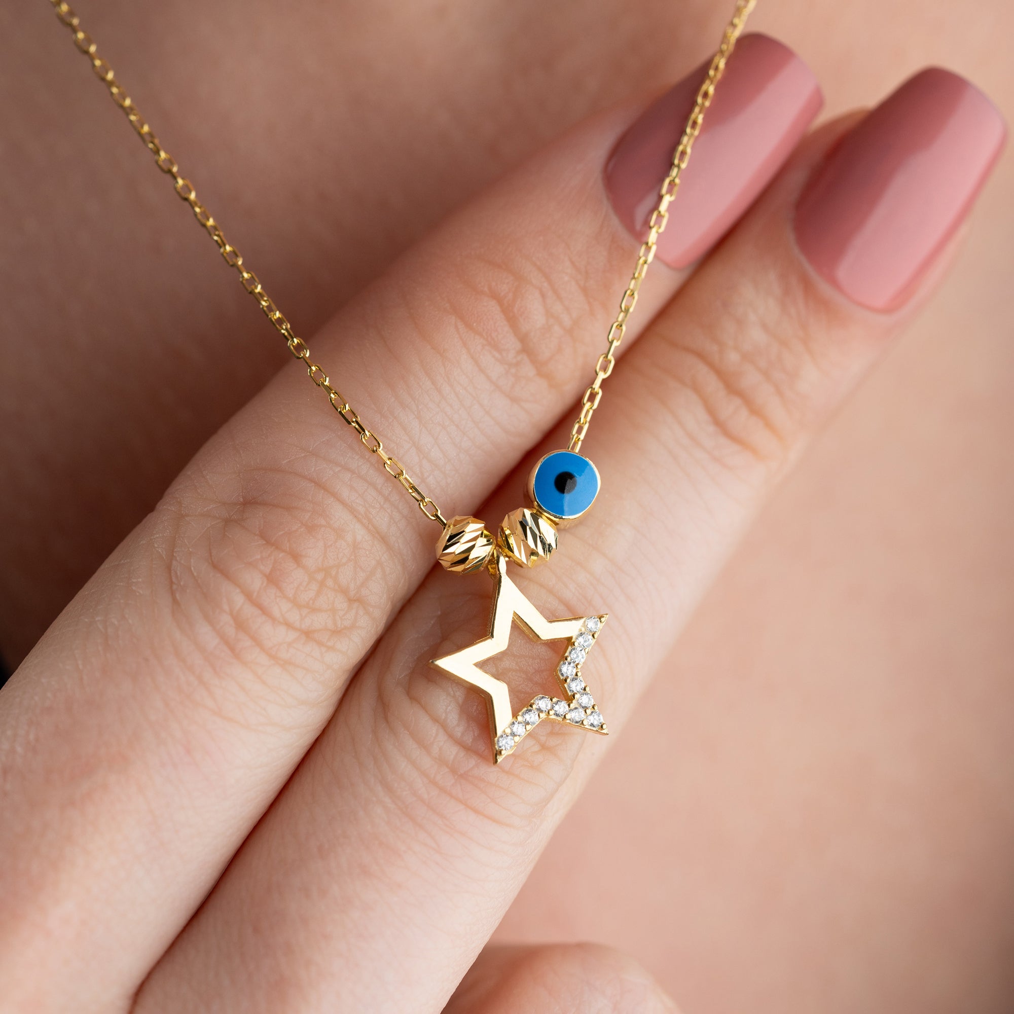 STERN NAZAR HALSKETTE | 925 SILBER