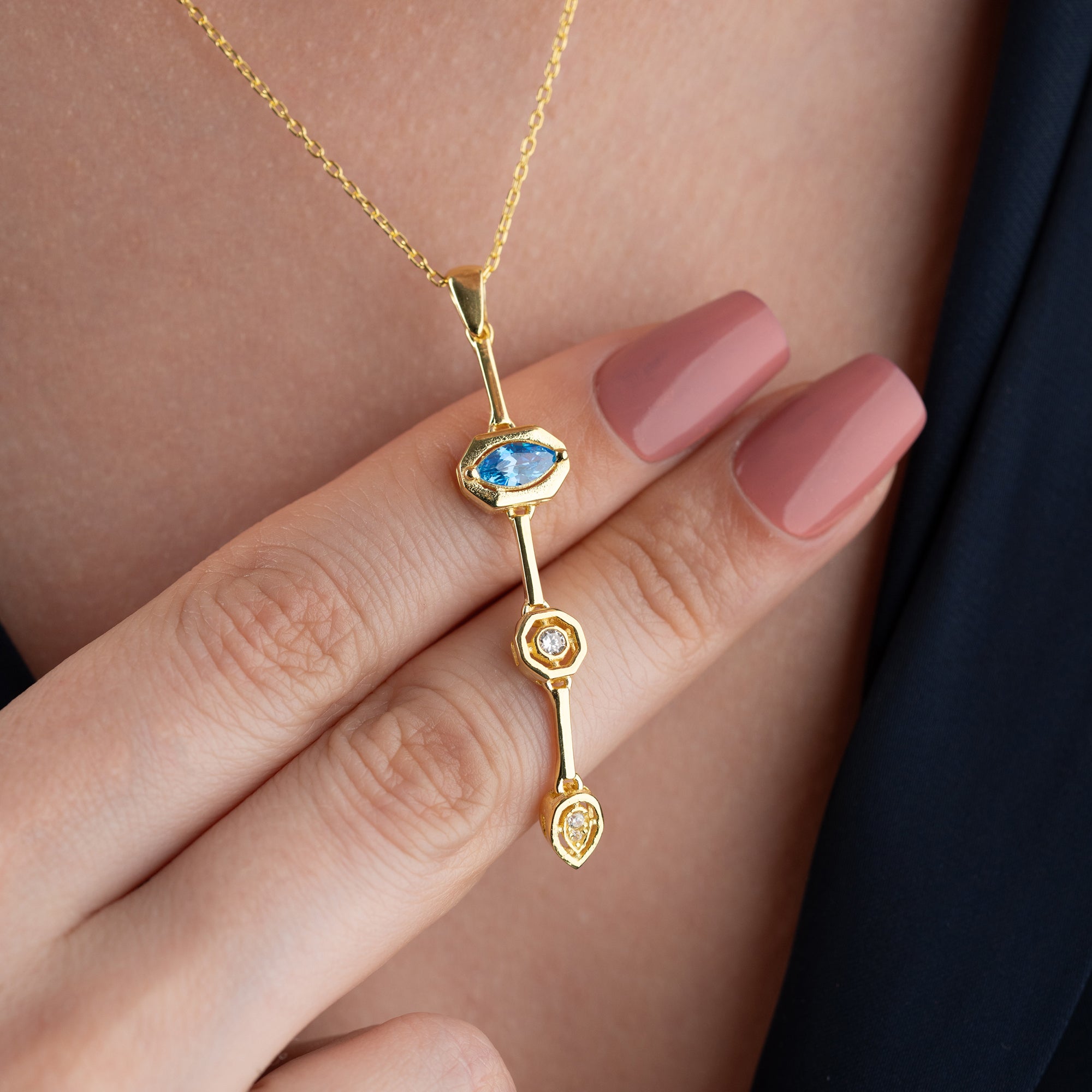 CHANDRA Y HALSKETTE | 925 SILBER