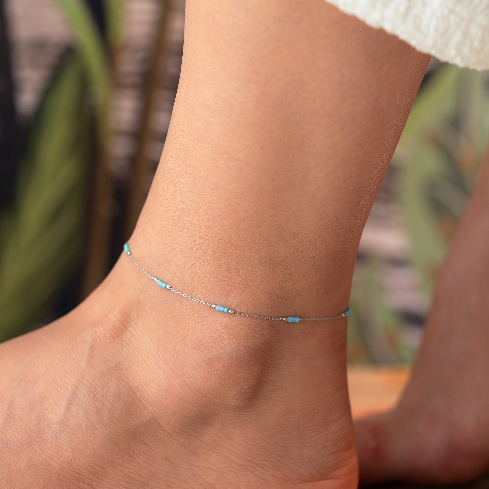 TURQELLE FUSSKETTE | 925 SILBER.