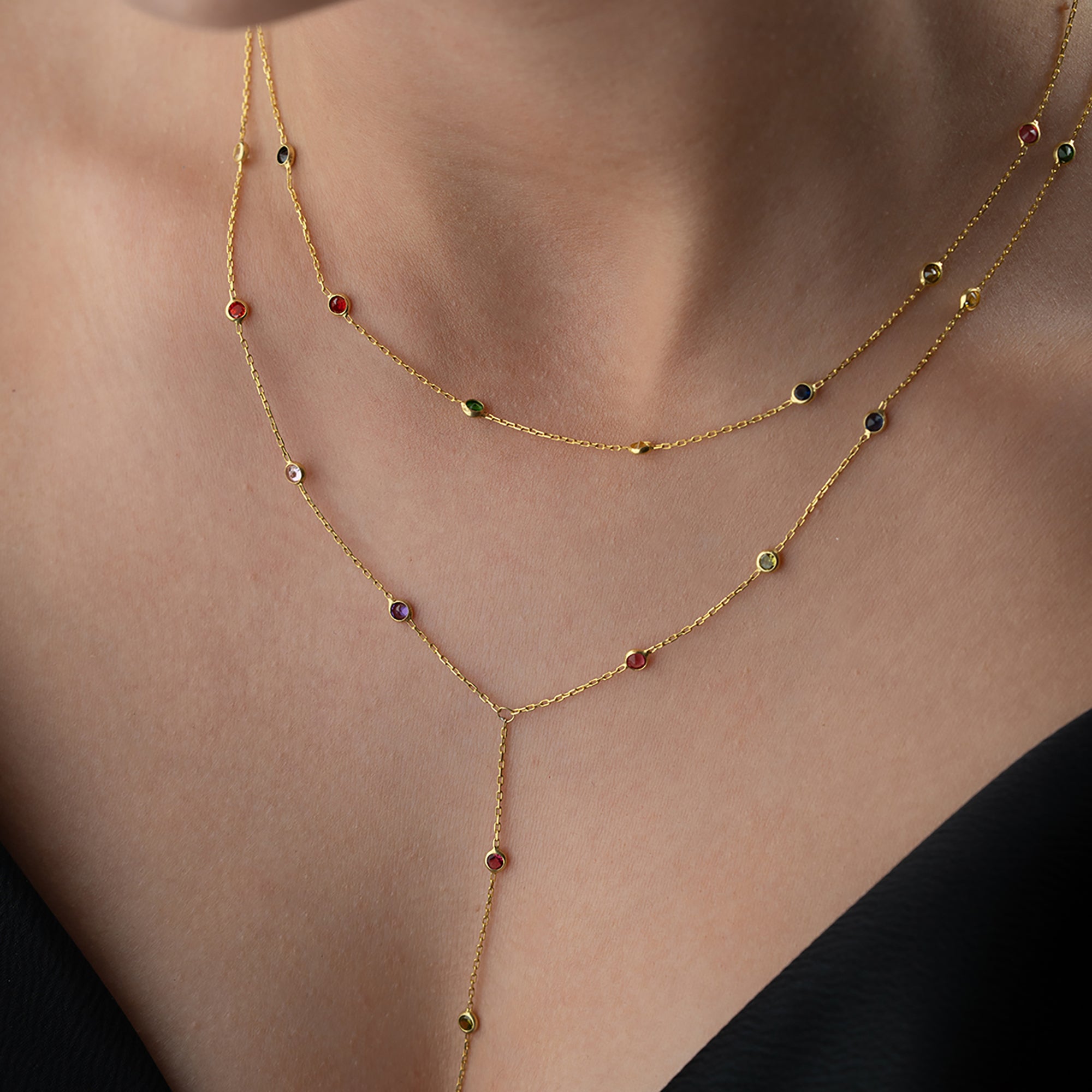 NOE COLORFULL Y KETTE | 925 SILBER