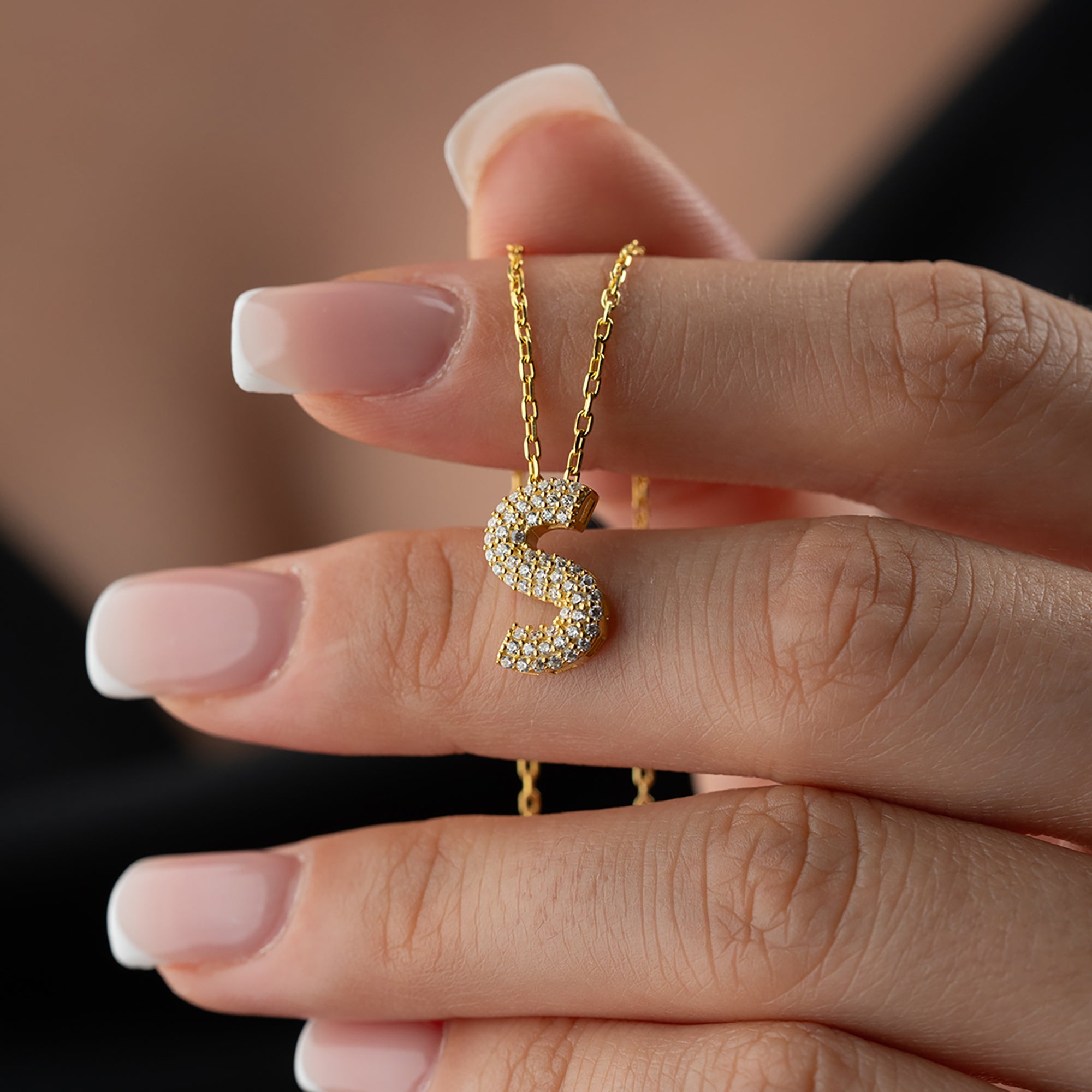 ARIA BUCHSTABEN KETTE | 925 SILBER