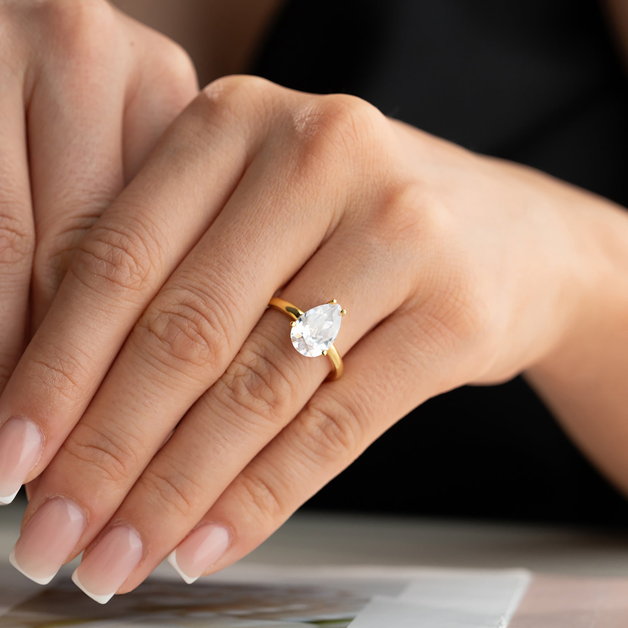 BIG DROP RING | 925 SILBER