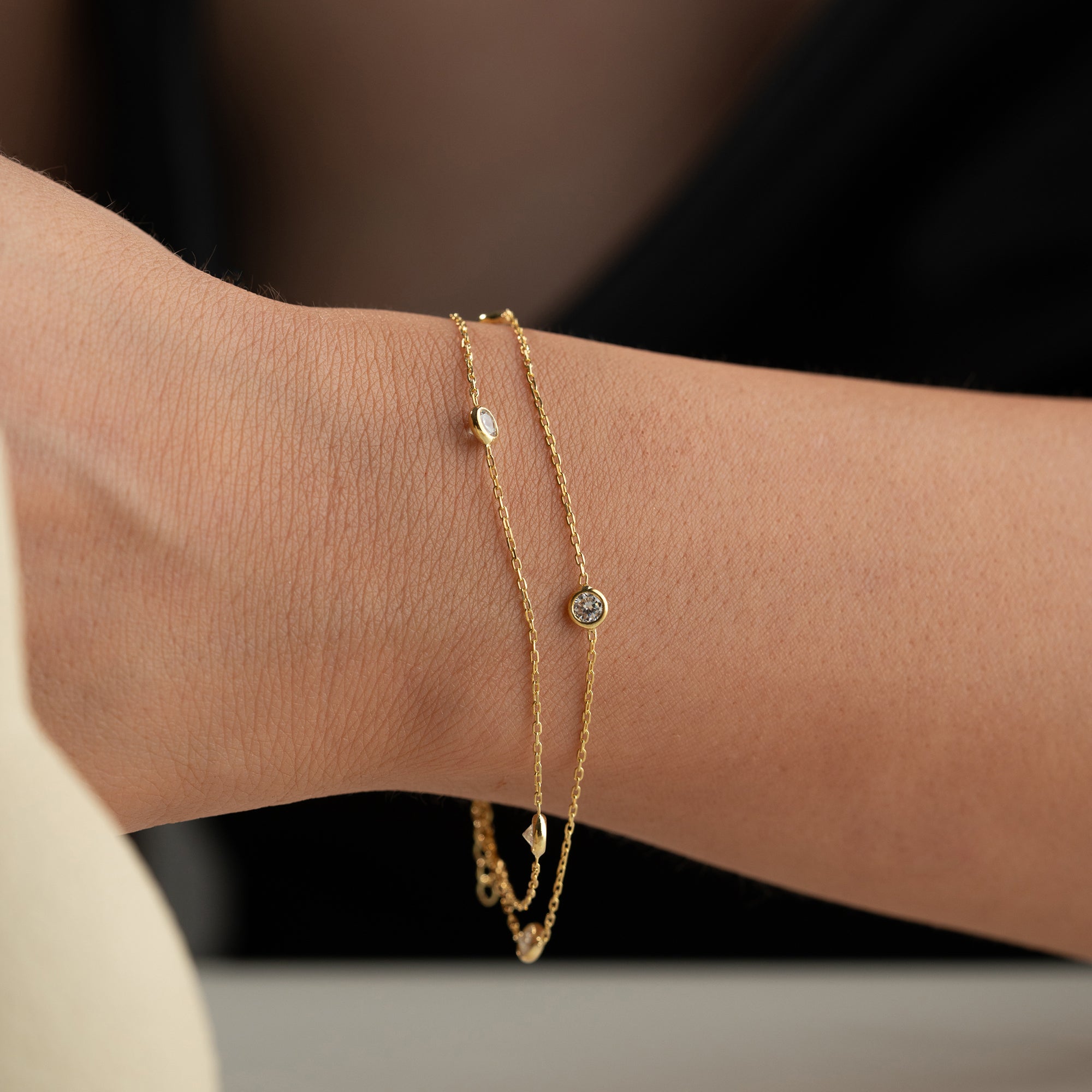 VIKI STONE ARMBAND | 925 SILBER