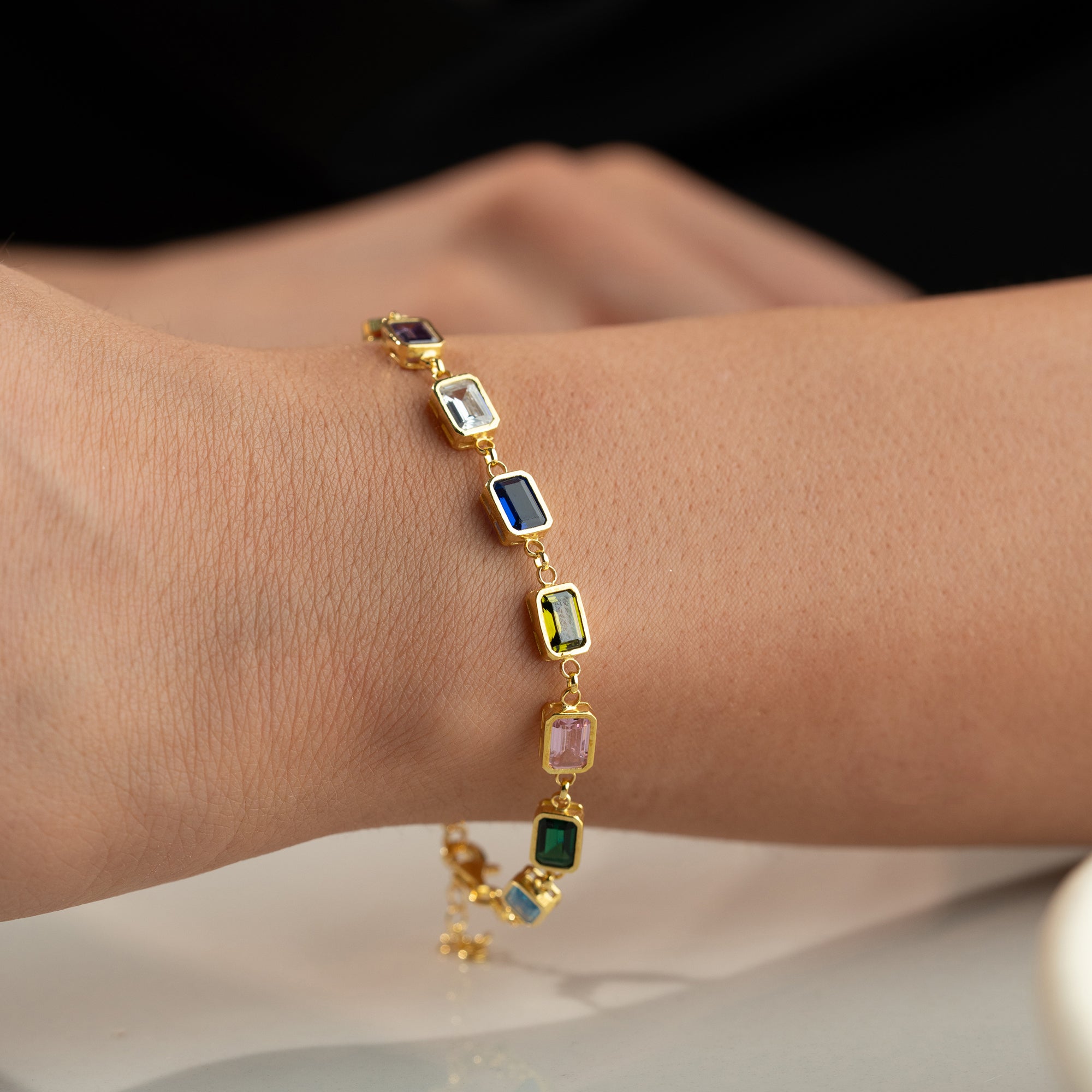 RUBIY ARMBAND | 925 SILBER