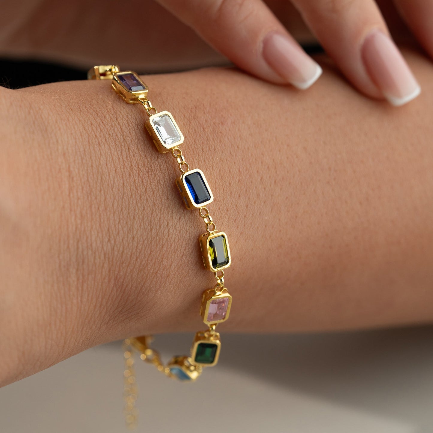 RUBIY ARMBAND | 925 SILBER