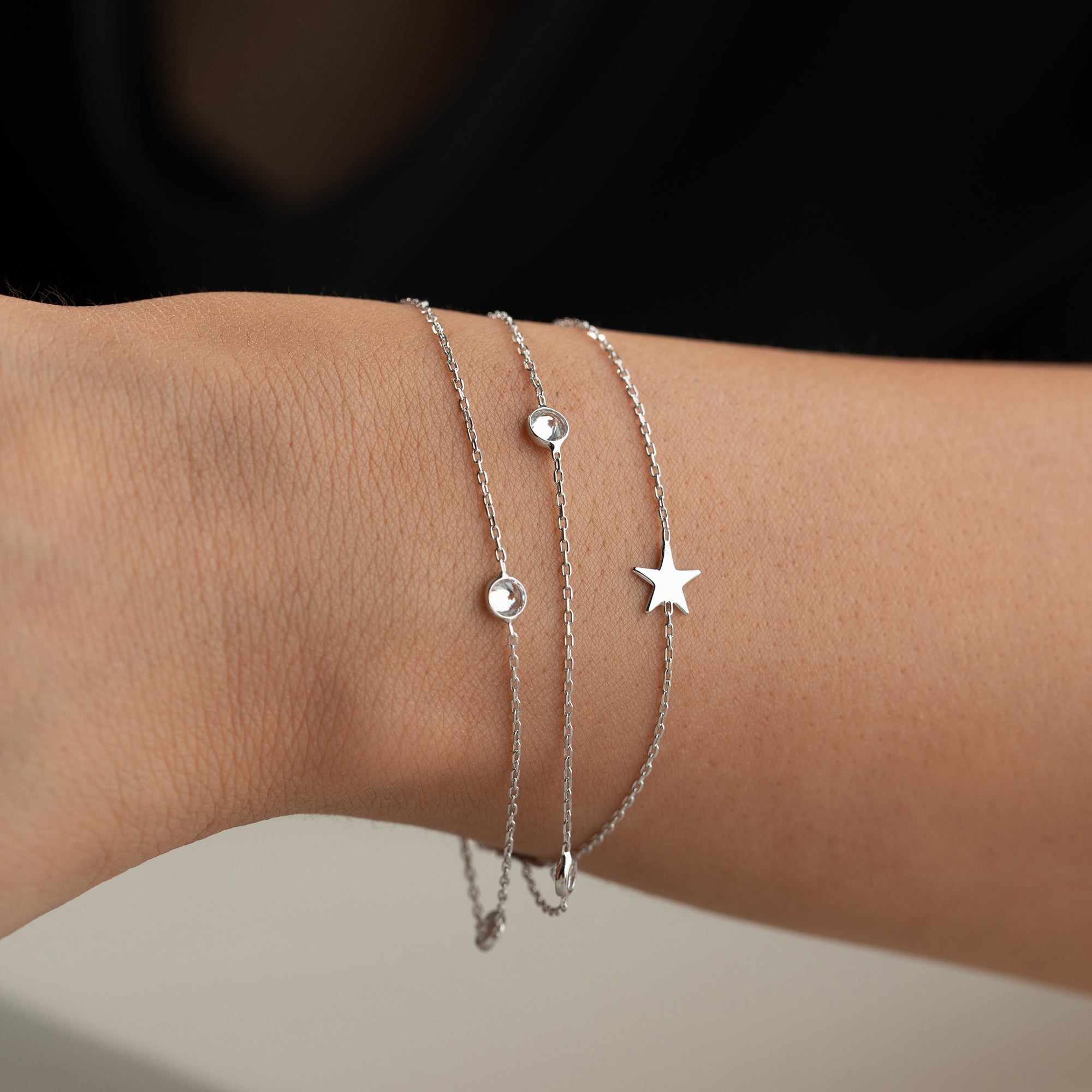 STERN STONE ARMBAND | 925 SILBER