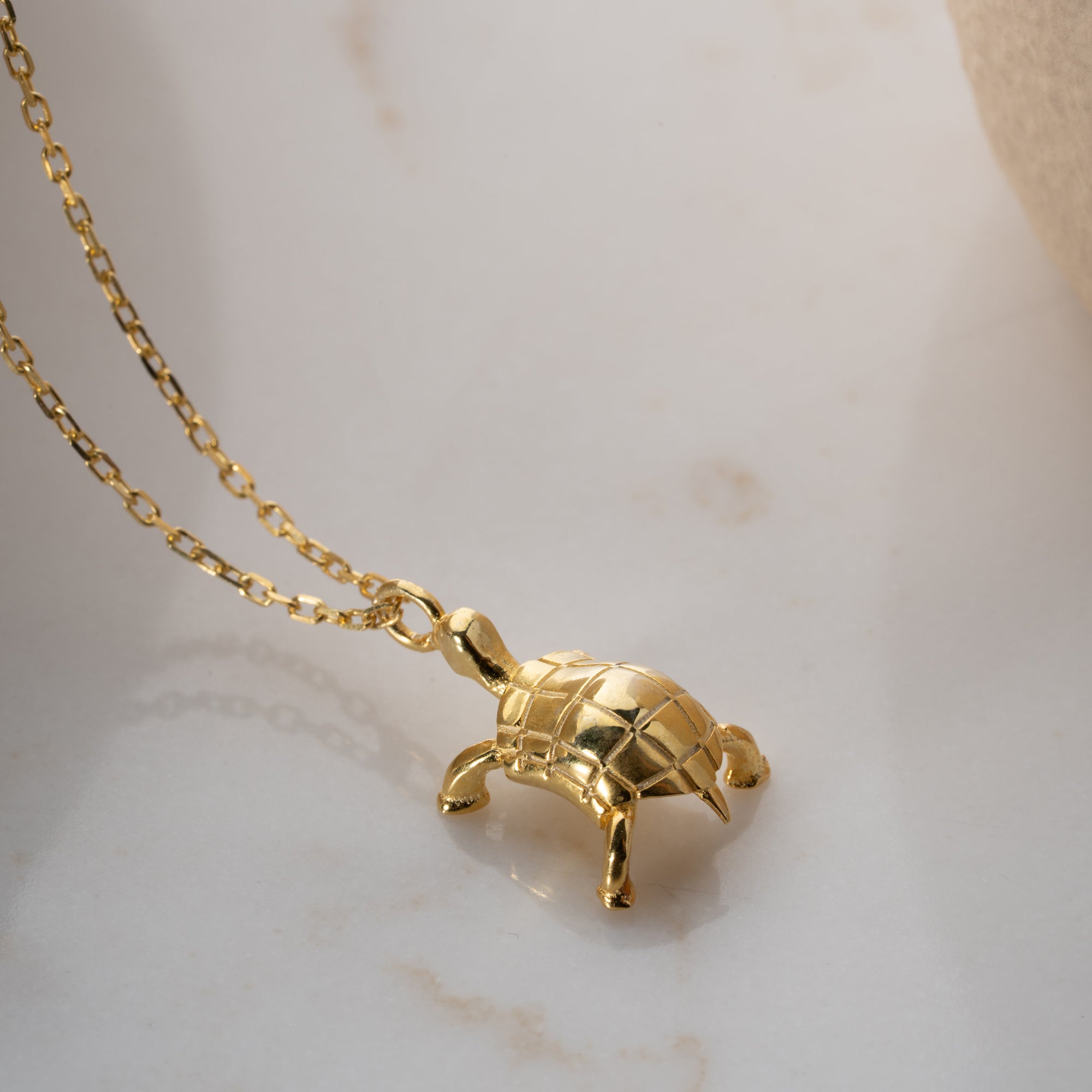 SCHILDKRÖTEN HALSKETTE | 925 SILBER