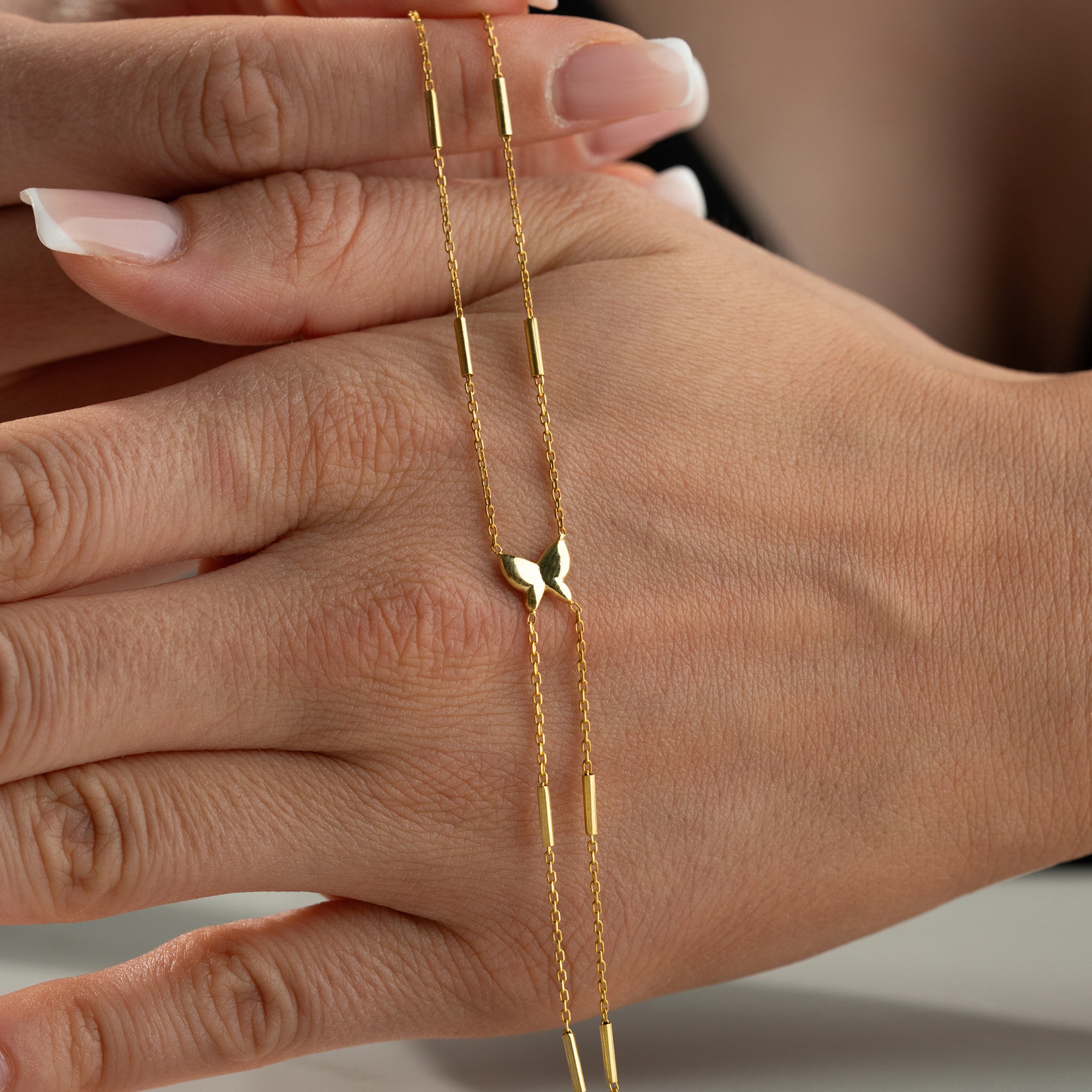 BUTTERFLY HANDKETTE | 925 SILBER