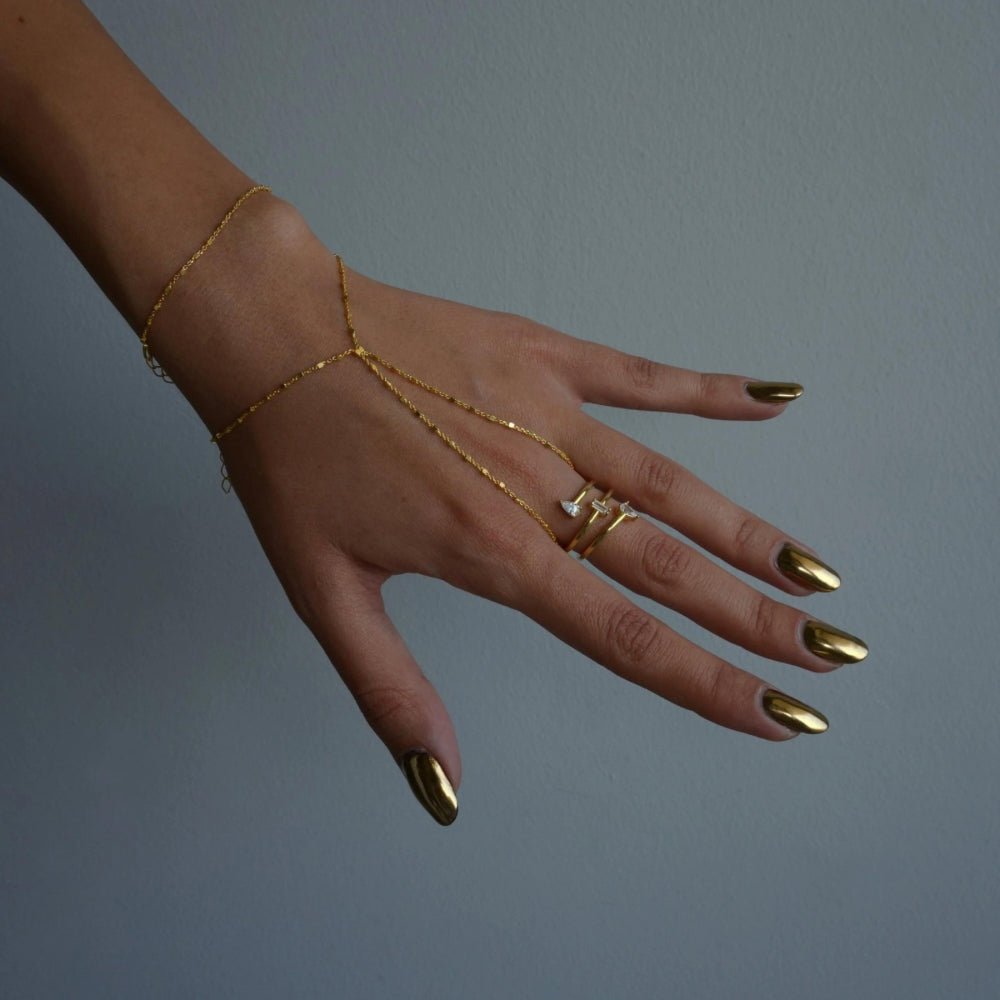 CRUSH CHAIN HANDKETTE | 925 SILBER