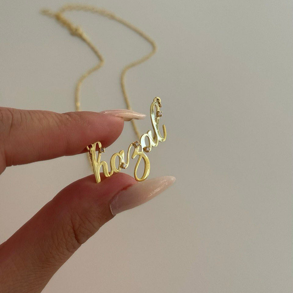 MINI STEIN MADINA NAMENSKETTE | 925 SILBER