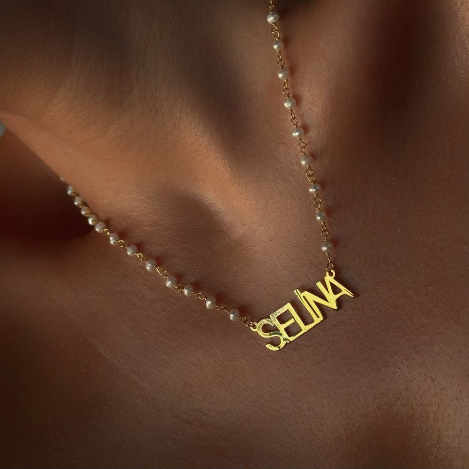 PEARL NAMENSKETTE | 925 SILBER