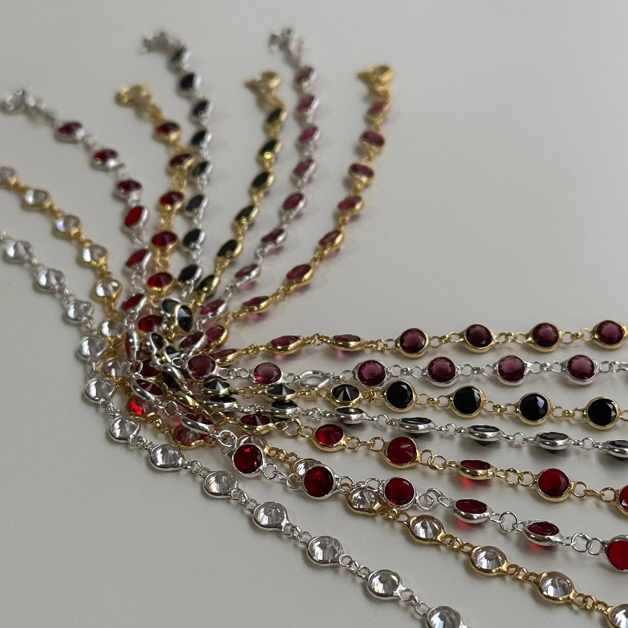 PARTNER FULL STEIN ARMBÄNDER | 925 SILBER