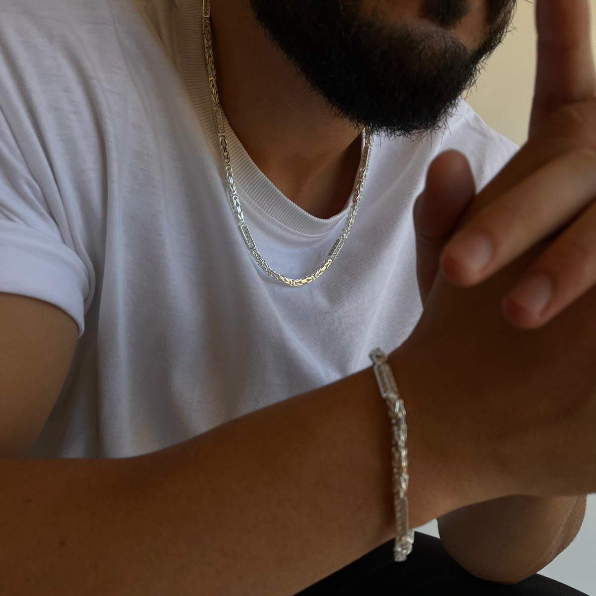 Königskette mit Strasstein (7142714998829)