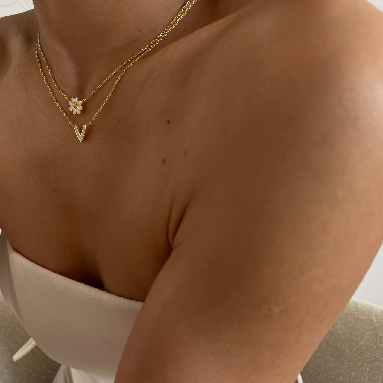 MINIMAL DAISY HALSKETTE (8449740931415)