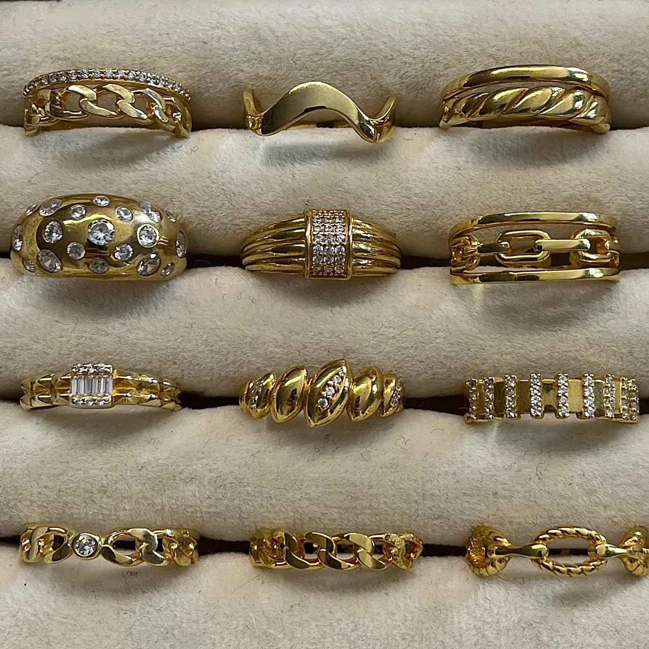 Shell Design Zirkonia Ring (6985712435245)