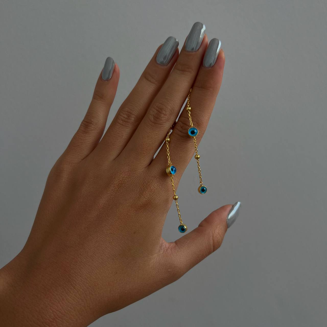 BULLET NAZAR OHRRINGE | 925 SILBER