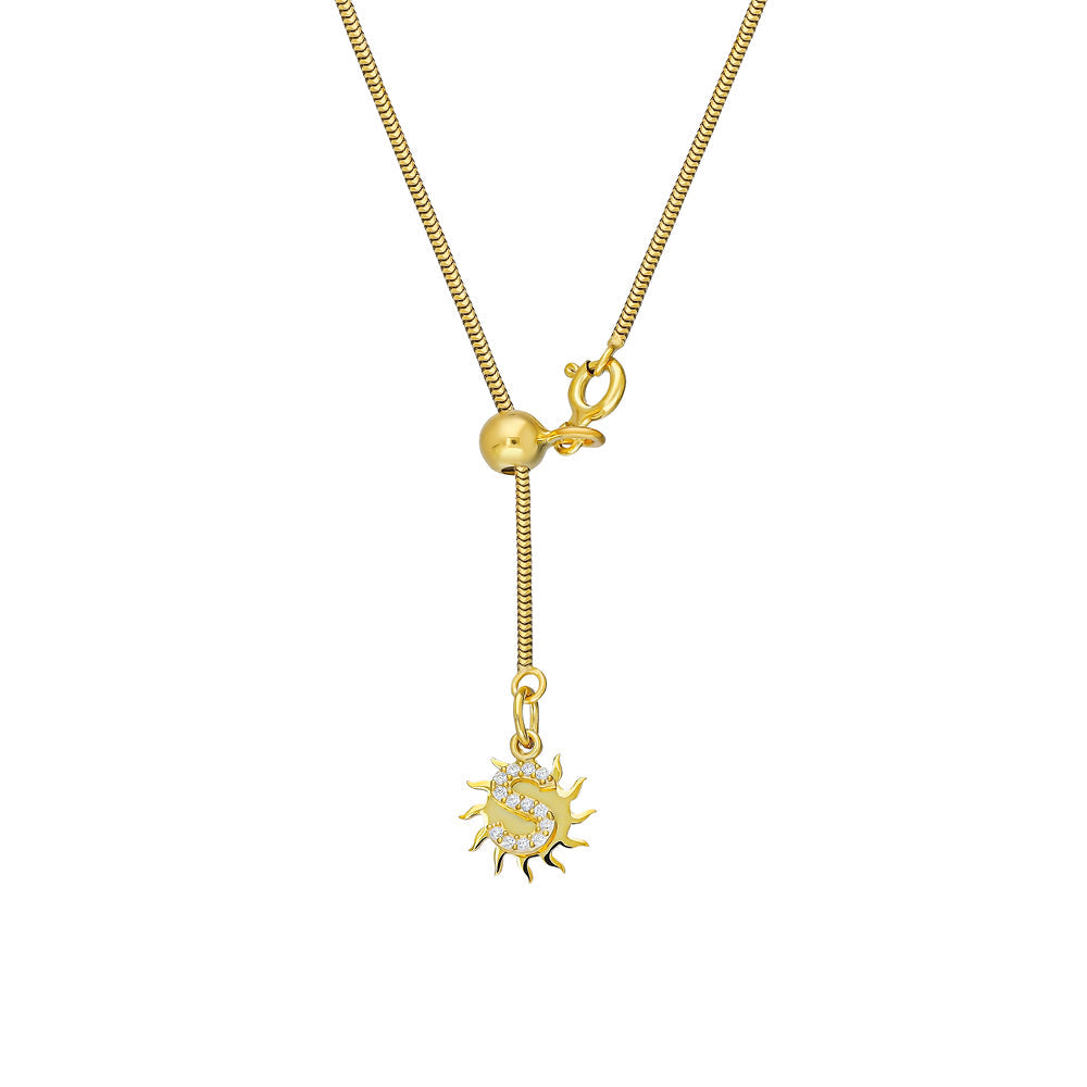 INITIALEN SUN Y NECKLACE | 925 SILBER